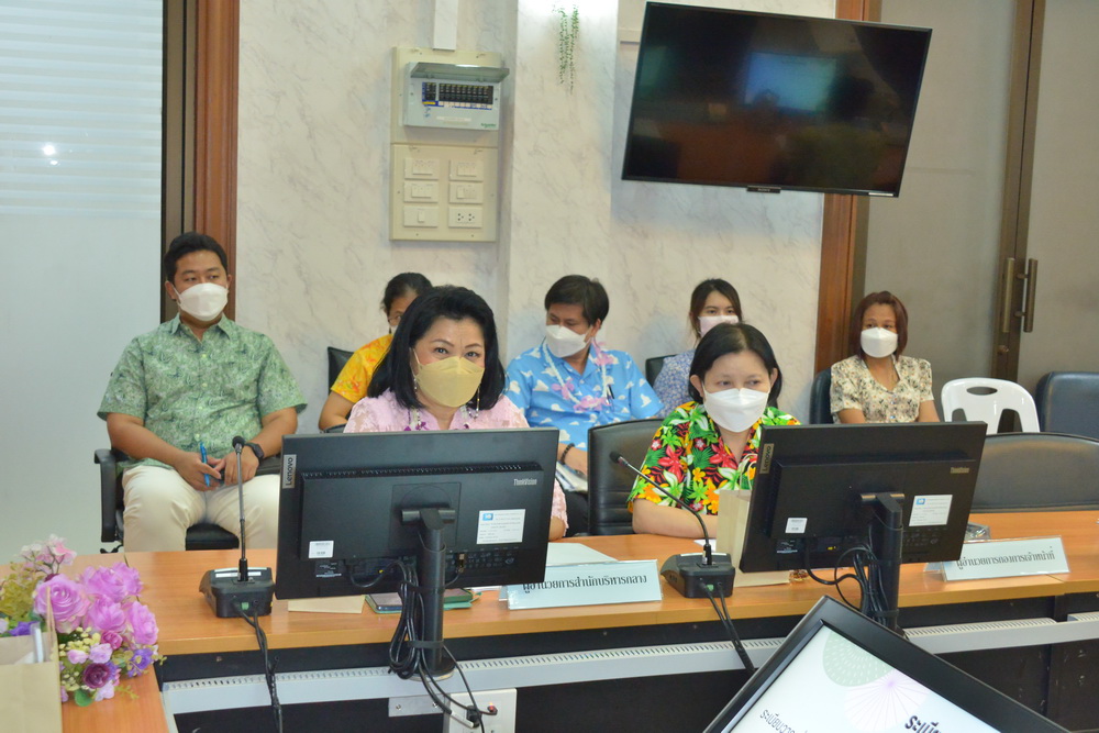 ส.ป.ก. ประชุมหารือการดำเนินงานภายหลังการรับมอบโอนคืนพื้นที่ ทรัพย์สิน และภารกิจของศูนย์ศิลปาชีพบางไทร อำเภอบางไทร จังหวัดพระนครศรีอยุธยา
