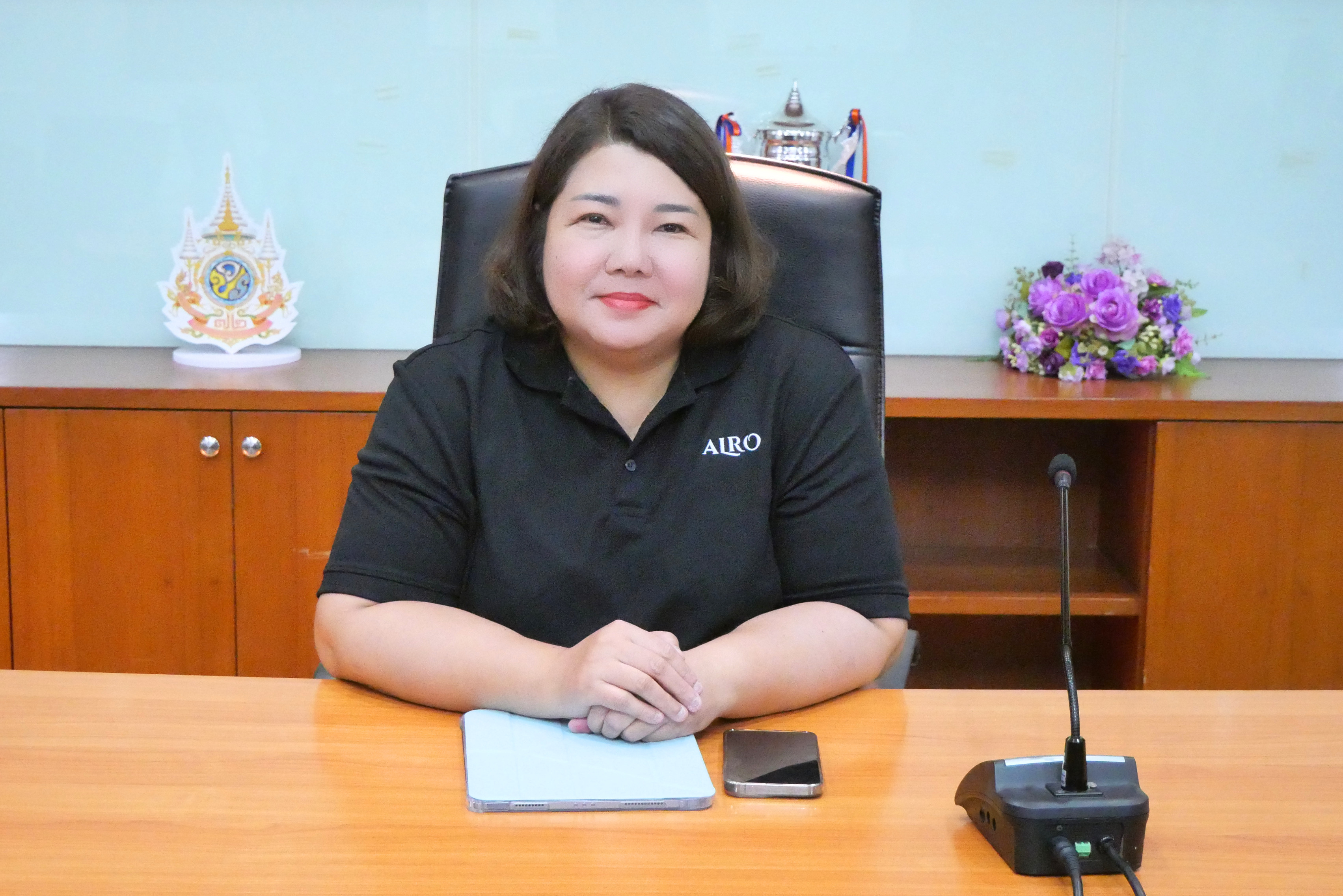 การประชุมการใช้งานระบบ E-office (Timesheet) ในการปฏิบัติงานนอกสถานที่ตั้ง 