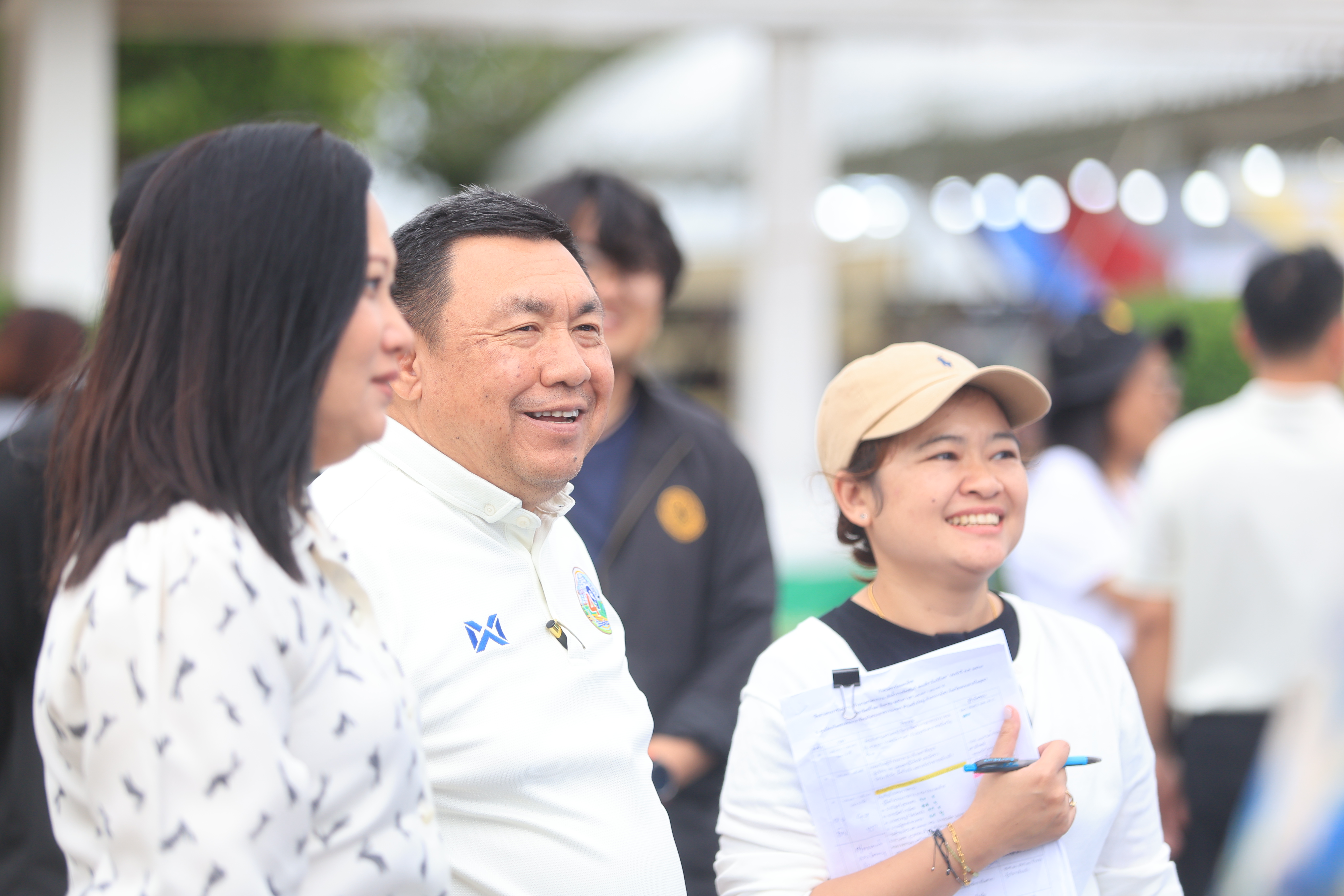 เลขาธิการ ส.ป.ก. เตรียมความพร้อมพิธีเปิดงาน 