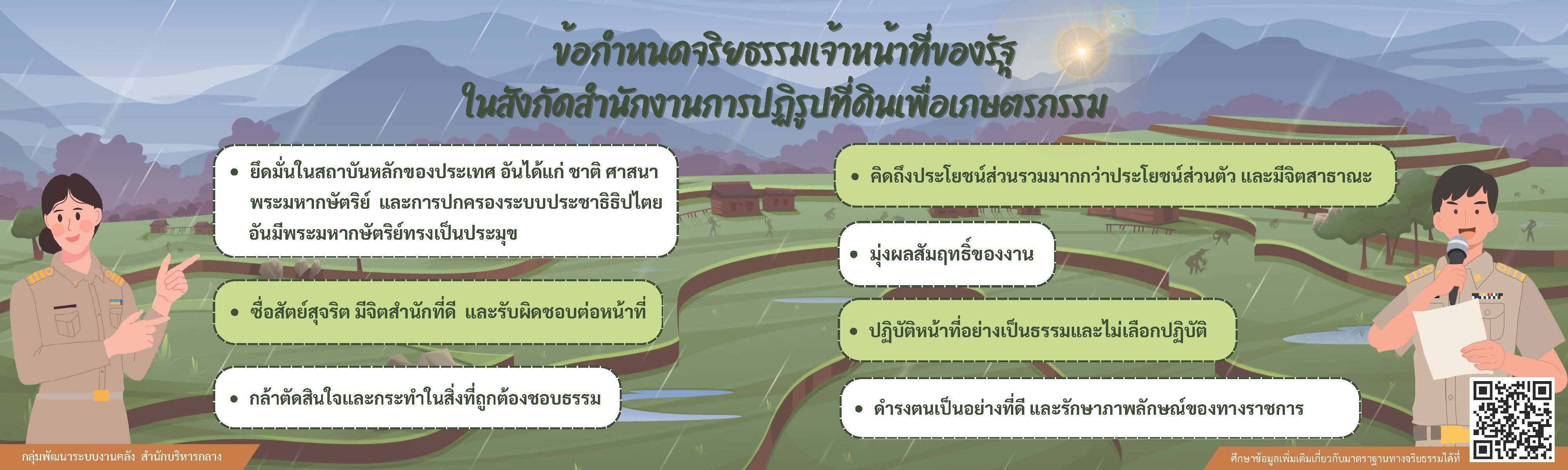 ข้อกำหนดจริยธรรมเจ้าหน้าที่ของรัฐ ส.ป.ก