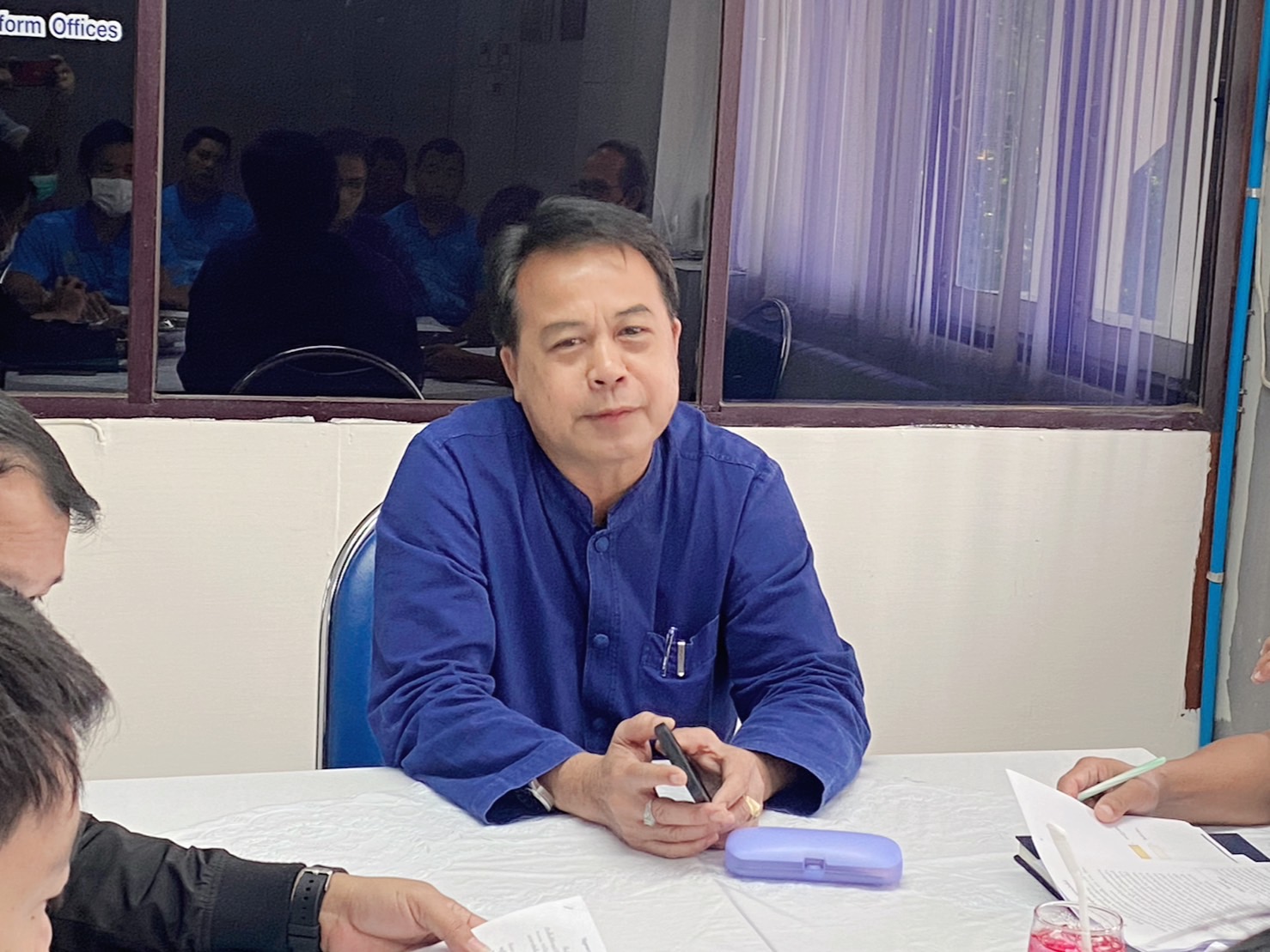 ผู้ตรวจราชการ ส.ป.ก. ประชุมการเตรียมความพร้อมการจัดงานตรวจราชการของคณะนายกรัฐมนตรี และคณะรัฐมนตรีกระทรวงเกษตร ผู้บริหารกระทรวงเกษตรและสหกรณ์ และผู้บริหารส.ป.ก.และประชุมเรื่องงานขับเคลื่อนการออกโฉนดเพื่อการเกษตร  ณ จังหวัดกาญจนบุรี
