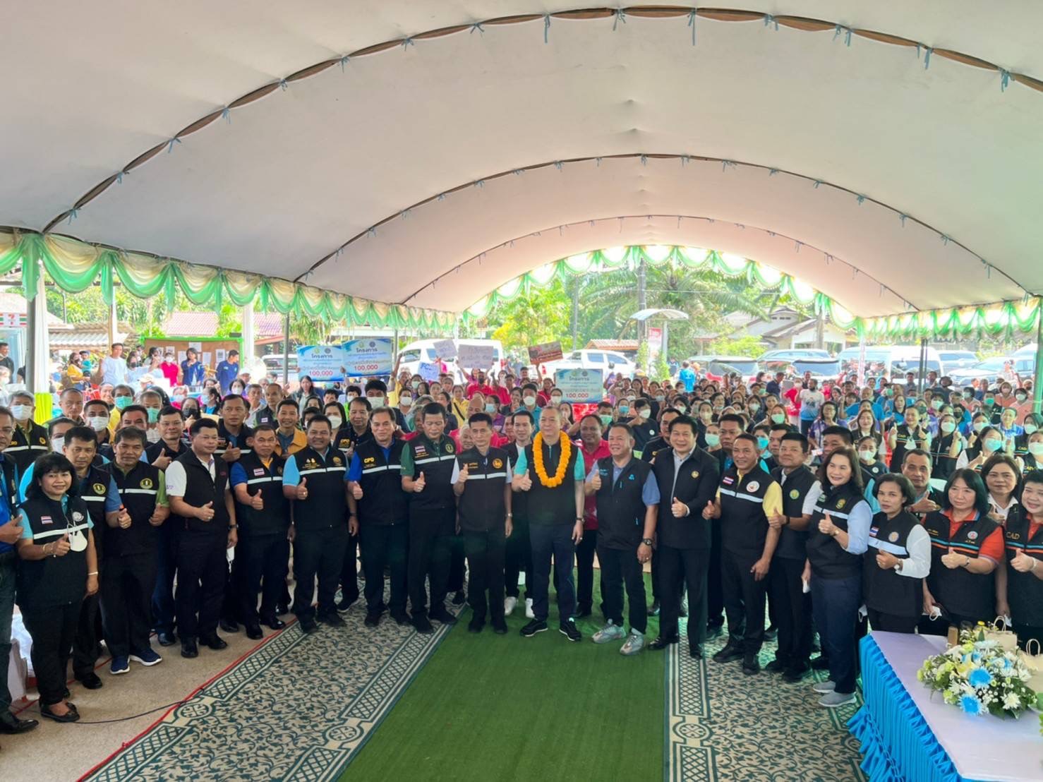 ส.ป.ก. ร่วมคณะ รมว.กษ. ลงพื้นที่ติดตามการขับเคลื่อนงานตามนโยบายกระทรวงเกษตรฯ ณ จ.ชุมพร 