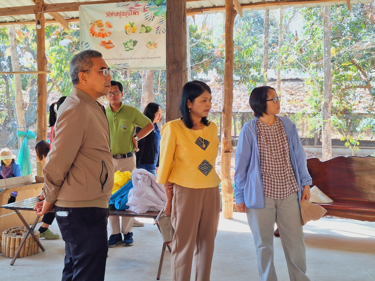ผู้ตรวจราชการ ส.ป.ก. ลงพื้นที่ตรวจราชการและร่วมเตรียมความพร้อมการจัดกิจกรรมโครงการรณรงค์หยุดเผาในเขตปฏิรูปที่ดิน หยุดเผา เอาบุญ ณ จังหวัดหนองบัวลำภู
