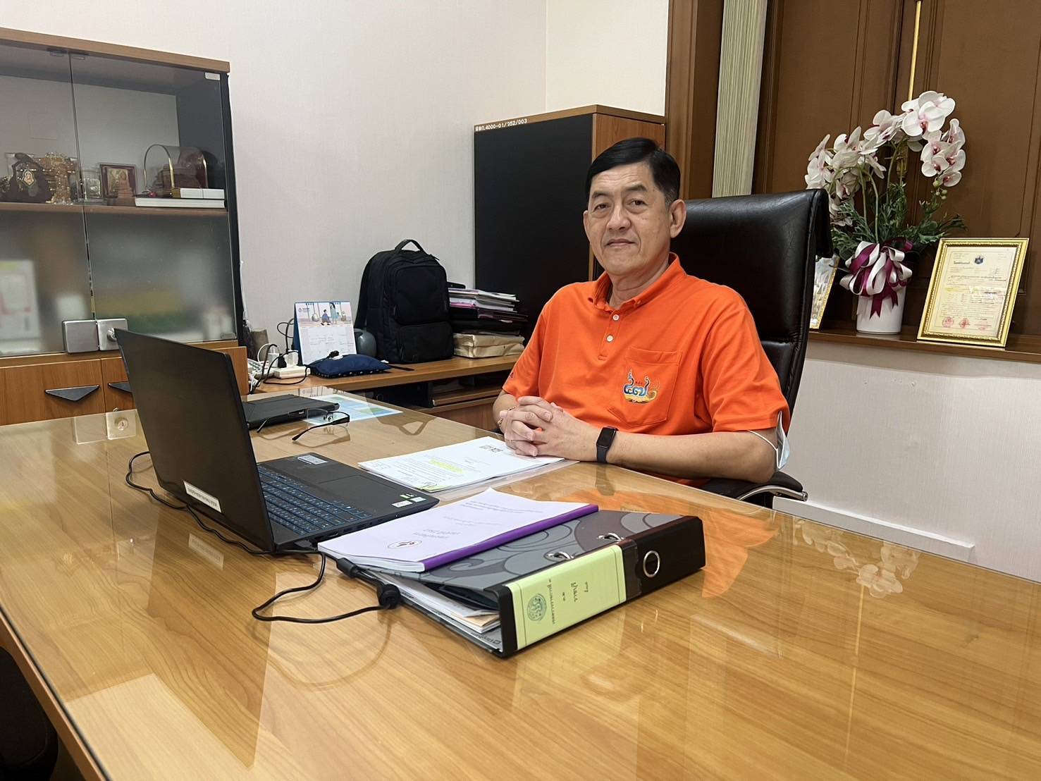 หัวหน้าผู้ตรวจราชการ ส.ป.ก. เข้าร่วมการประชุมตรวจติดตามผลการดำเนินงานตามแผนการตรวจราชการของผู้ตรวจราชการกระทรวงเกษตรและสหกรณ์ ประจำปีงบประมาณ พ.ศ. 2568 รอบที่ 1 เขตตรวจราชการที่ 3 จังหวัดราชบุรี