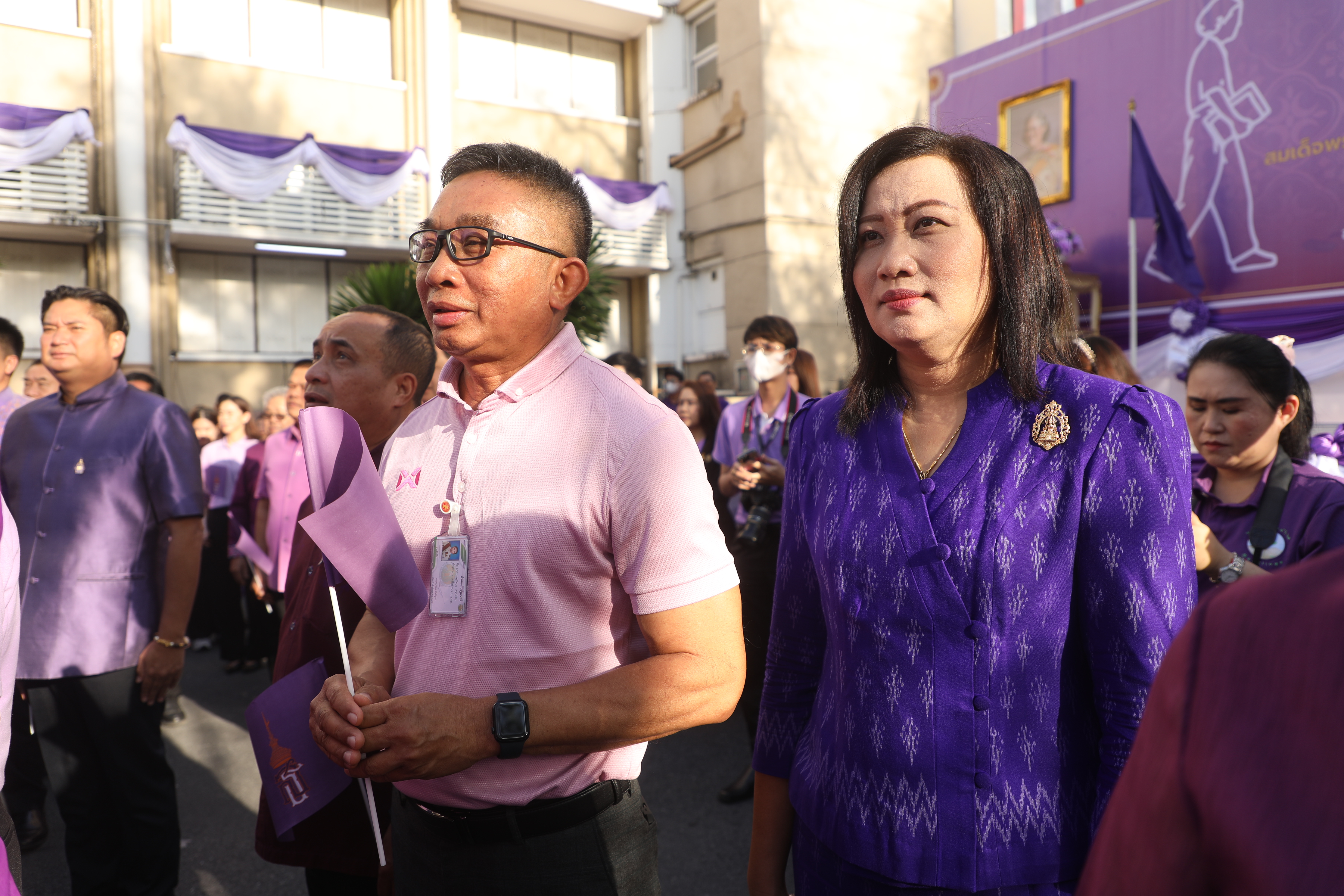 ส.ป.ก. ร่วมพิธีถวายความจงรักภักดีและสำนึกในพระมหากรุณาธิคุณแด่สมเด็จพระกนิษฐาธิราชเจ้า กรมสมเด็จพระเทพรัตนราชสุดาฯ สยามบรมราชกุมารี