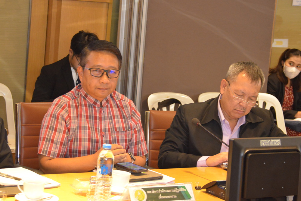 ส.ป.ก.ร่วมประชุมเตรียมการชี้แจงงบประมาณรายจ่ายประจำปี งบประมาณ 2567 ขั้นกรรมมาธิการกระทรวงเกษตรและสหกรณ์ (ข่าวแชร์)