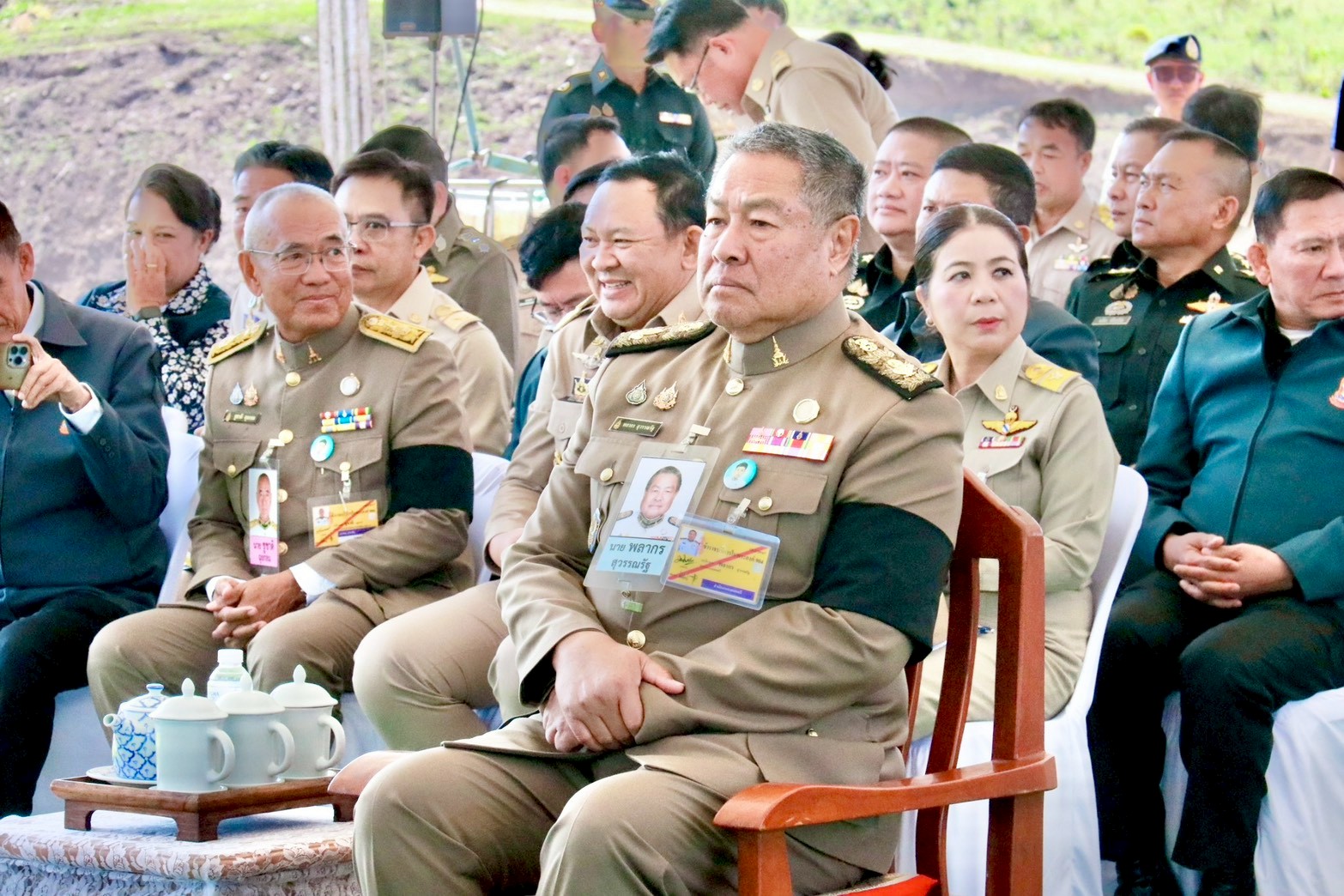 องคมนตรี ลงพื้นที่ติดตามและขับเคลื่อนโครงการอ่างเก็บน้ำห้วยจะกาอันเนื่องมาจากพระราชดำริ ตำบลแม่ลาน อำเภอลี้ จังหวัดลำพูน (ข่าวแชร์)