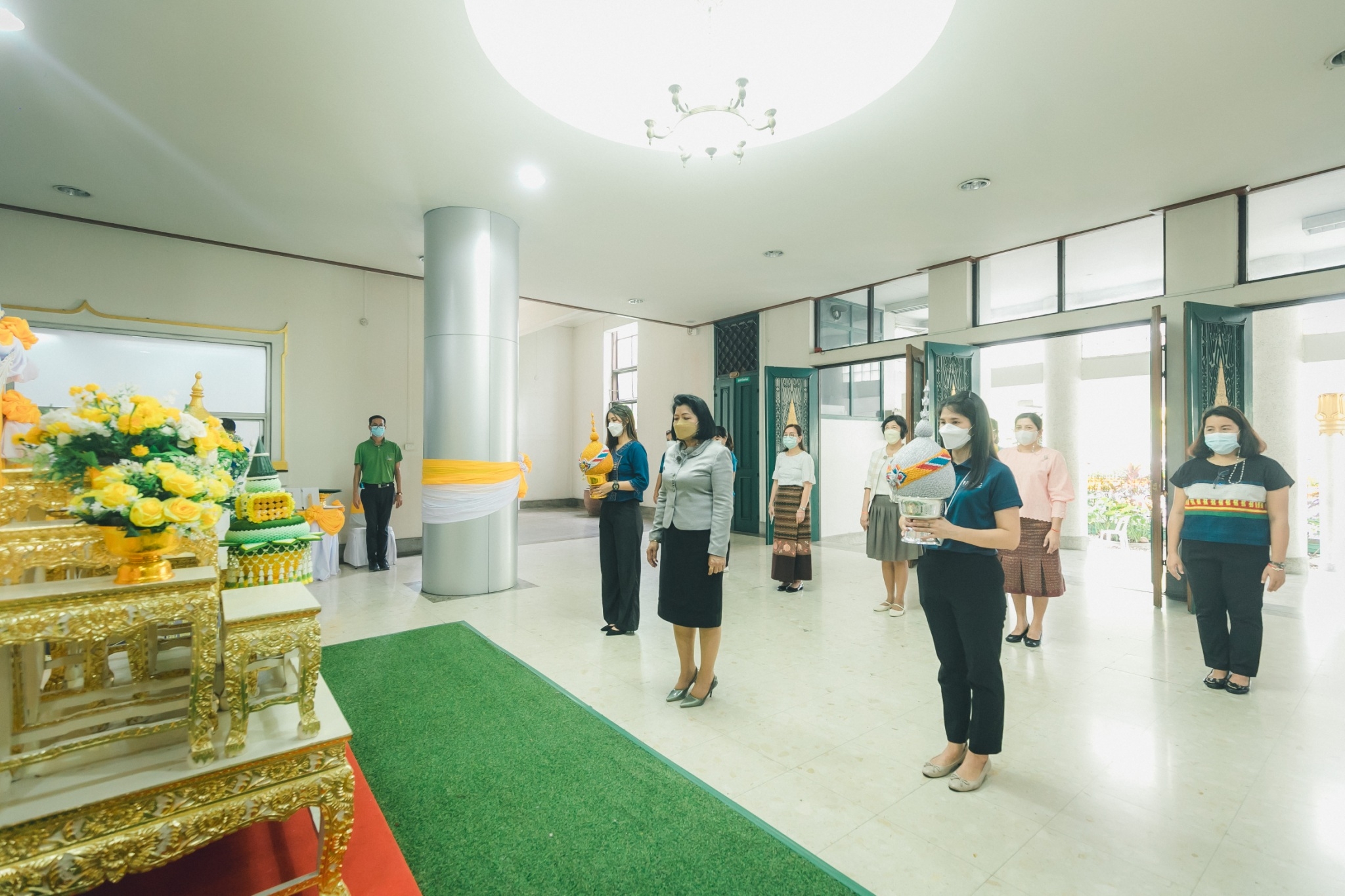 ผู้อำนวยการสำนักบริหารกลาง ซักซ้อมกิจกรรมเฉลิมพระเกียรติ ร.10