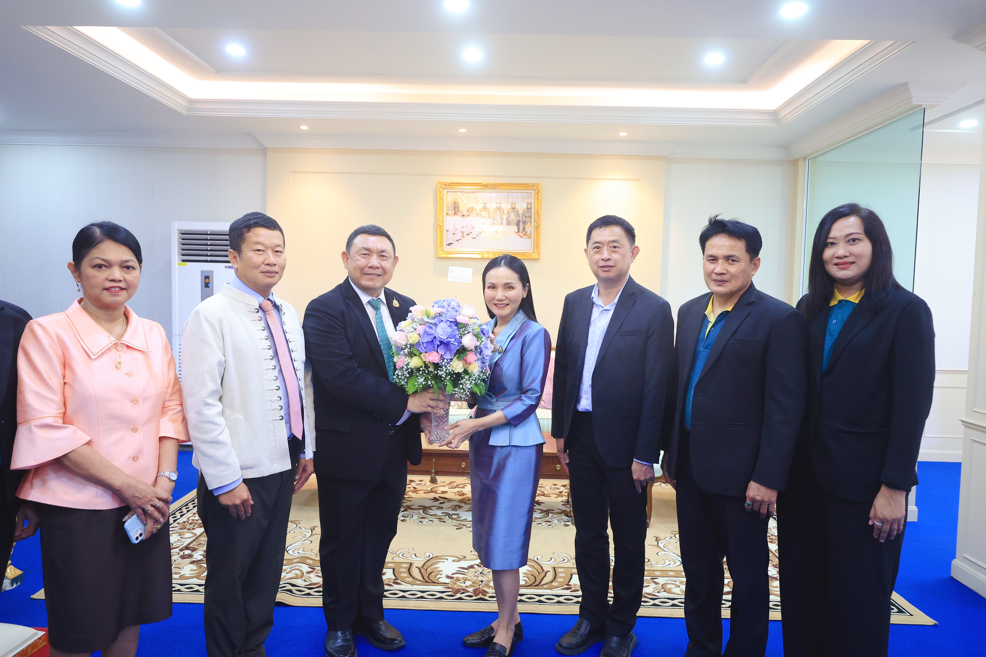 ส.ป.ก. ร่วมแสดงความยินดีกับ รัฐมนตรีว่าการกระทรวงเกษตรและสหกรณ์ เนื่องในโอกาสเข้ารับตำแหน่งใหม่