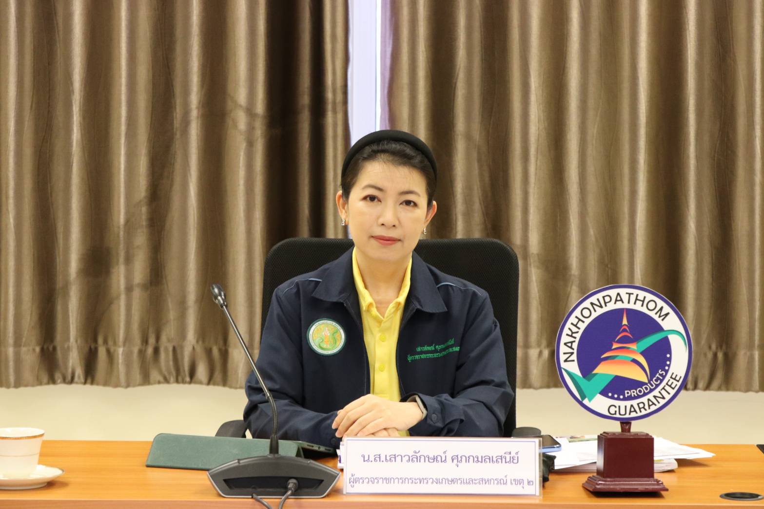 ผู้ตรวจราชการ ส.ป.ก. เข้าร่วมการประชุมตรวจติดตามผลการดำเนินงานตามแผนการตรวจราชการของผู้ตรวจราชการกระทรวงเกษตรและสหกรณ์ ประจำปีงบประมาณ พ.ศ. 2568 รอบที่ 2 เขตตรวจราชการที่ 2 จังหวัดนครปฐม (ข่าวแชร์)