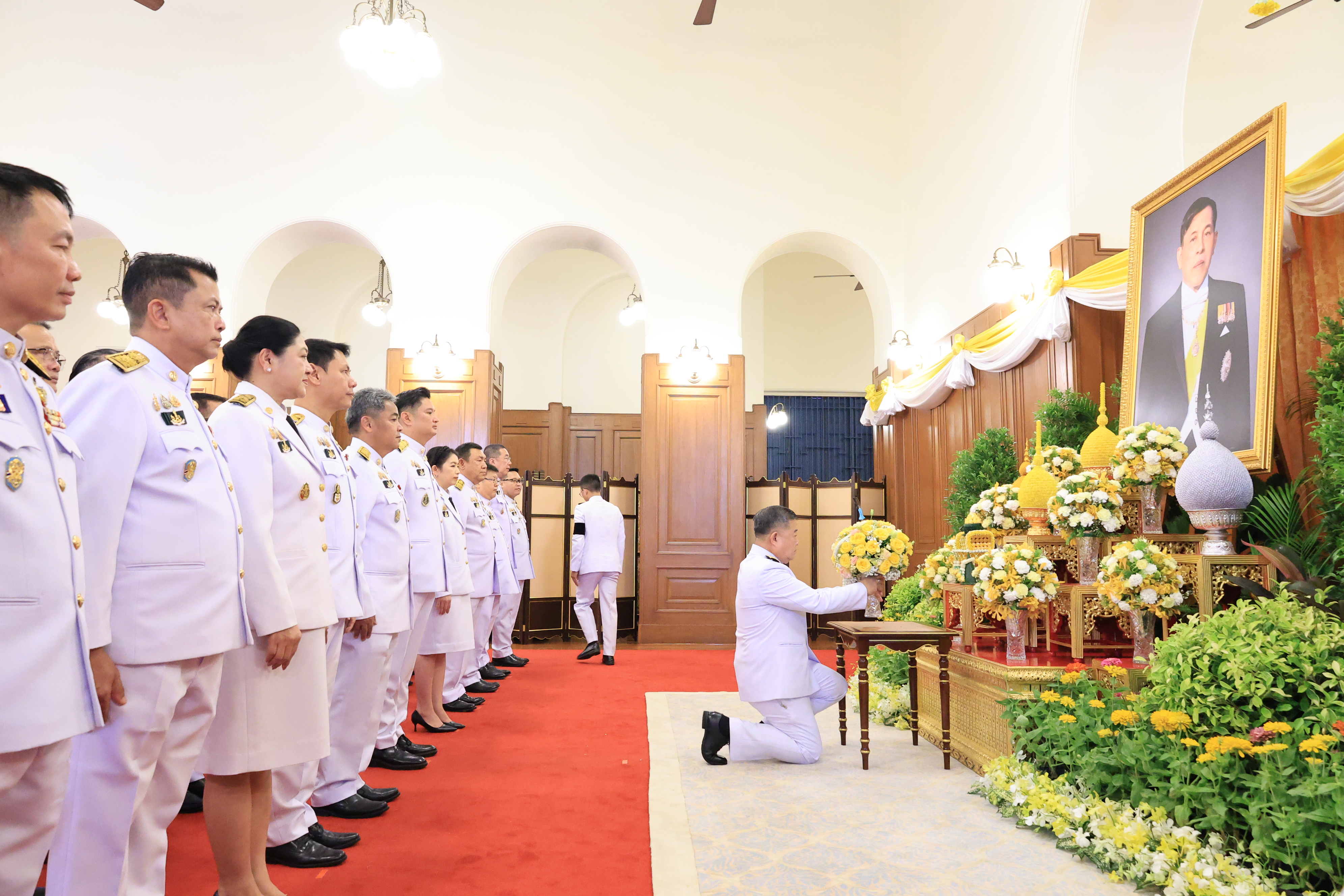 เลขาธิการ ส.ป.ก. ร่วมถวายแจกันดอกไม้และลงนามถวายพระพร เนื่องในโอกาสวันเฉลิมพระชนมพรรษา พระบาทสมเด็จพระปรเมนทรรามาธิบดีศรีสินทร มหาวชิราลงกรณ พระวชิรเกล้าเจ้าอยู่หัว 28 กรกฎาคม 2568