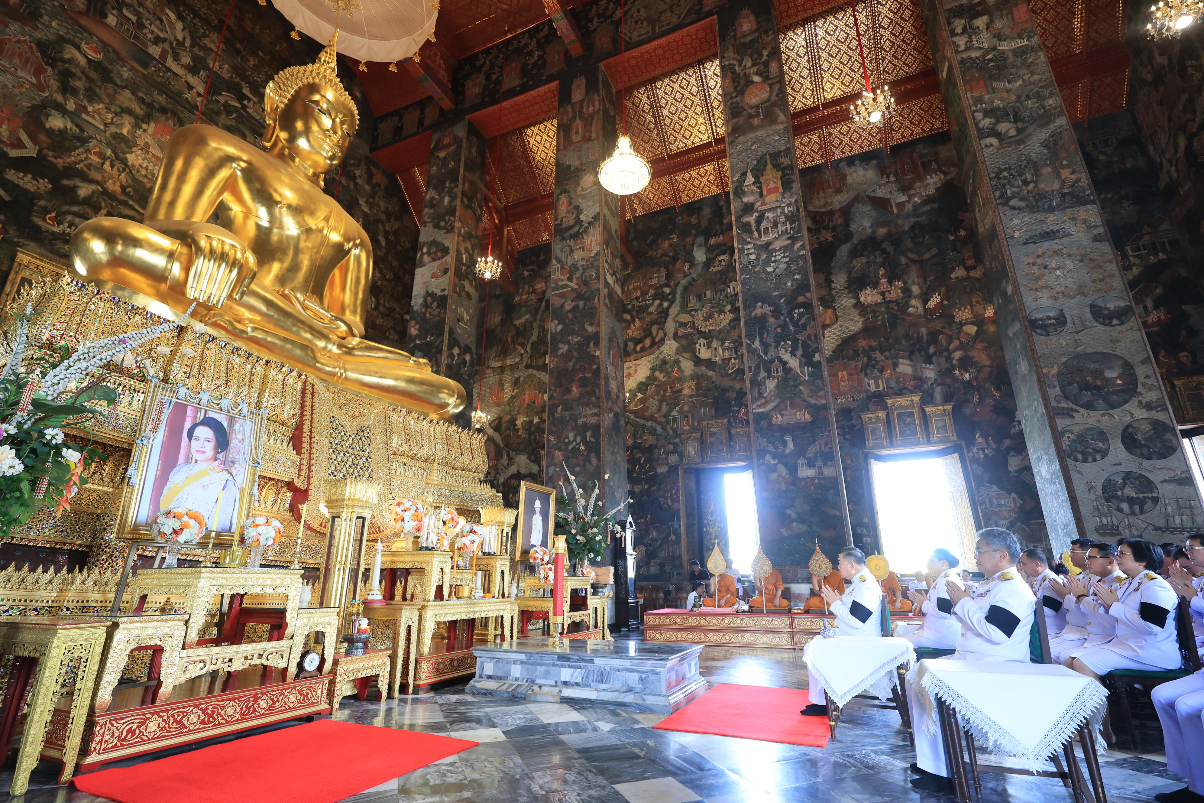 ส.ป.ก. ร่วมพิธีบำเพ็ญกุศลปัญญาสมวาร (50 วัน) เพื่ออุทิศถวายเป็นพระกุศลแด่ สมเด็จพระเจ้าลูกเธอ เจ้าฟ้าพัชรกิติยาภา นเรนทิราเทพยวดี กรมหลวงราชสาริณีสิริพัชร มหาวัชรราชธิดา (ข่าวแชร์)