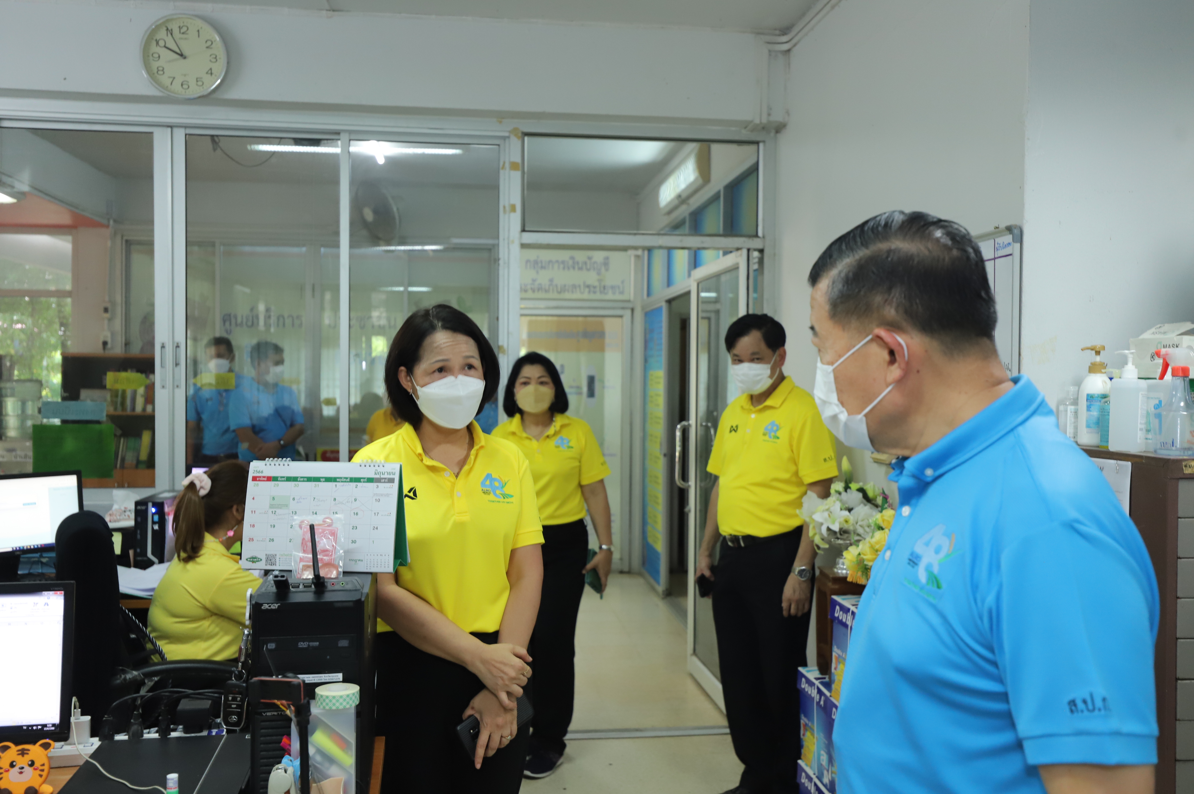 เลขาธิการ ส.ป.ก. ลงพื้นที่ตรวจเยี่ยมการดำเนินงานของ ส.ป.ก. ปทุมธานี