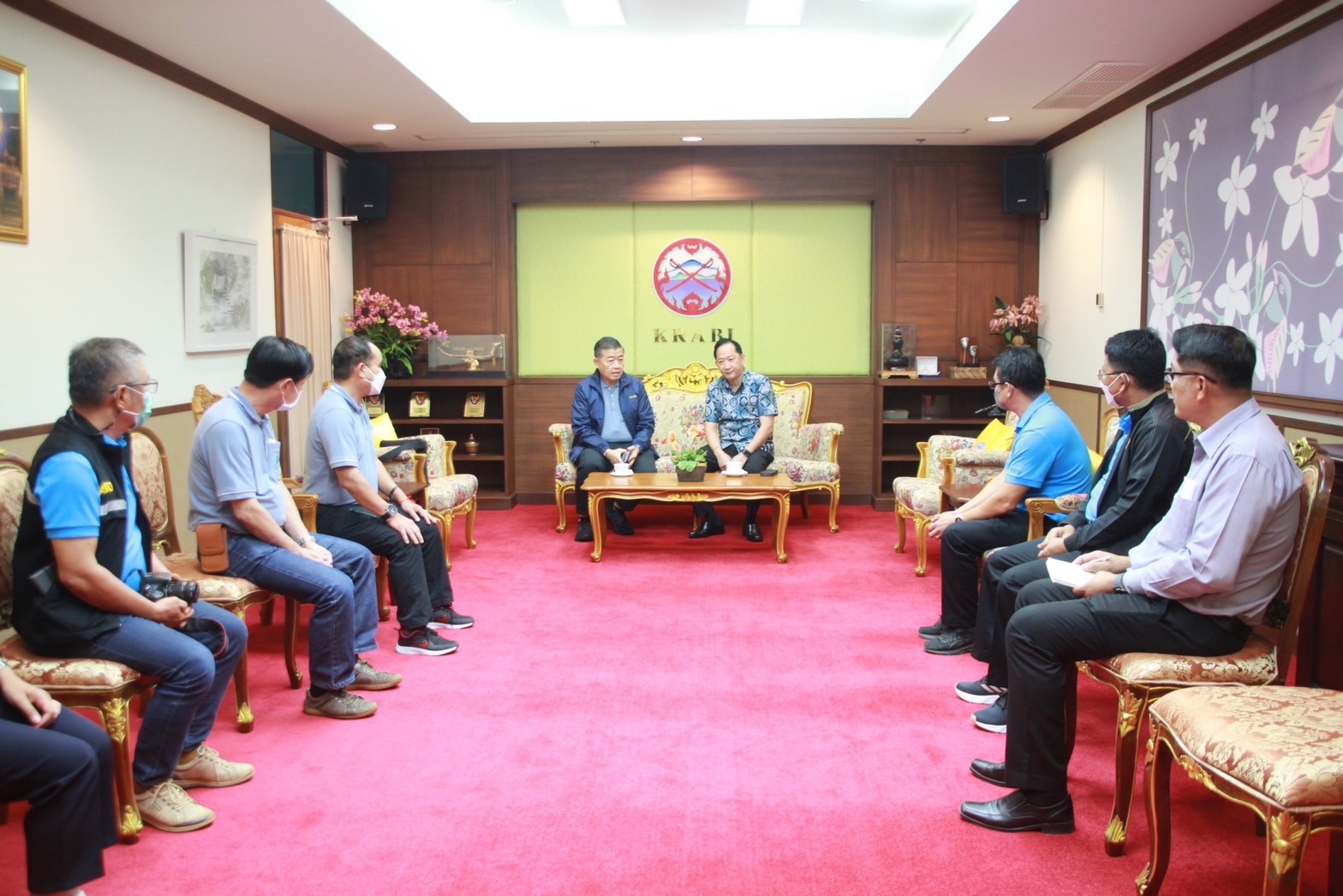 เลขาธิการ ส.ป.ก. พบปะพ่อเมืองกระบี่ พร้อมบูรณาการหน่วยงานในพื้นที่ร่วมขับเคลื่อนพัฒนาโครงสร้างพื้นฐาน คทช.ในเขตปฏิรูปที่ดิน จ.กระบี่ (ข่าวแชร์)