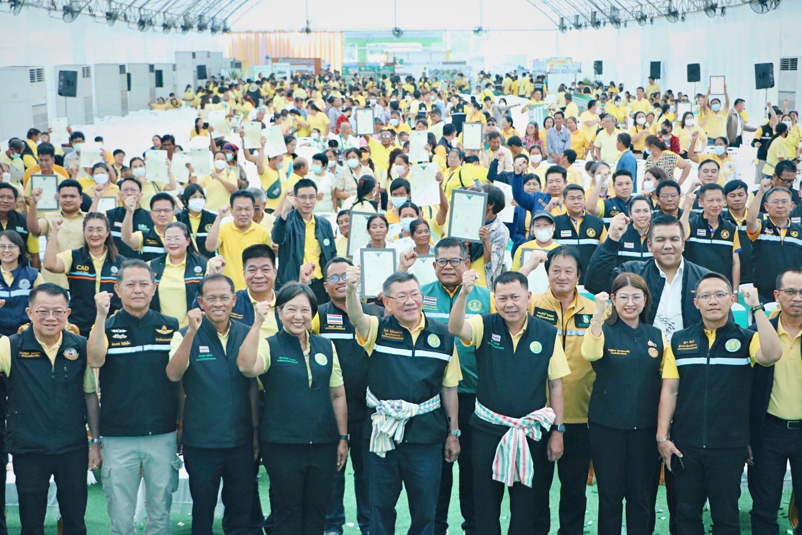 ส.ป.ก. ร่วมพิธีเปิดโครงการจัดงานถ่ายทอดเทคโนโลยี (Field Day) ภายใต้โครงการส่งเสริมระบบเกษตรแบบแปลงใหญ่ ปี 2568 (ข่าวแชร์)