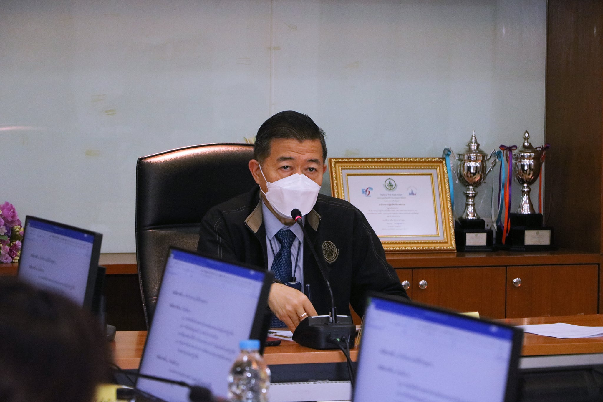 ส.ป.ก.ประชุมหารือเพื่อบูรณาการผลิตข้าวโพดเลี้ยงสัตว์เมล็ดแห้งในเขตปฏิรูปที่ดินร่วมกับบริษัทสวนสมบูรณ์ จำกัด ในเครือเจริญโภคภัณฑ์ (CP)