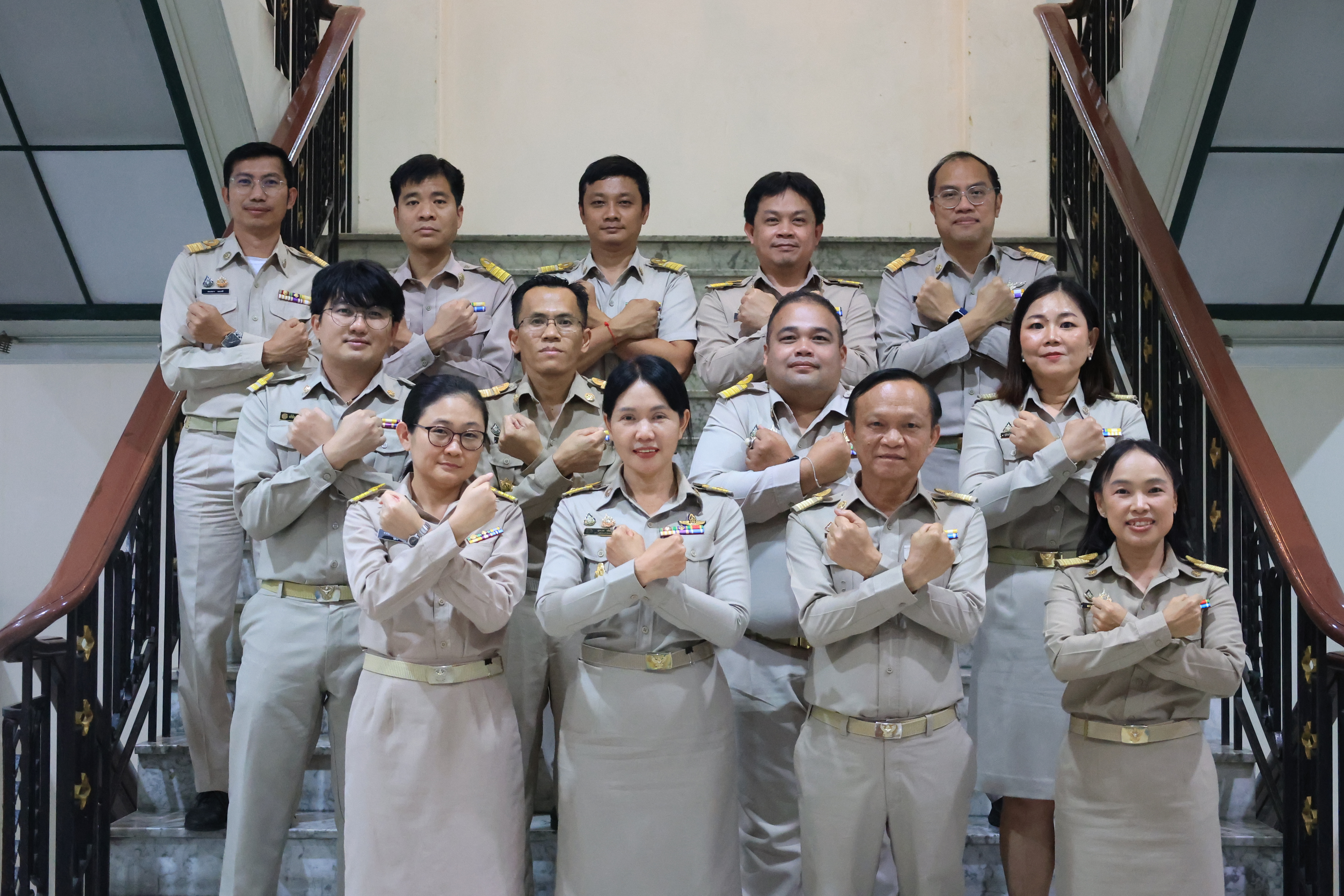 สำนักกฎหมาย ประกาศเจตนารมณ์เป็นองค์กรคุณธรรมต้นแบบ ประจำปีงบประมาณ 2568 และแสดงออกเชิงสัญลักษณ์ ในการต่อต้านการทุจริต