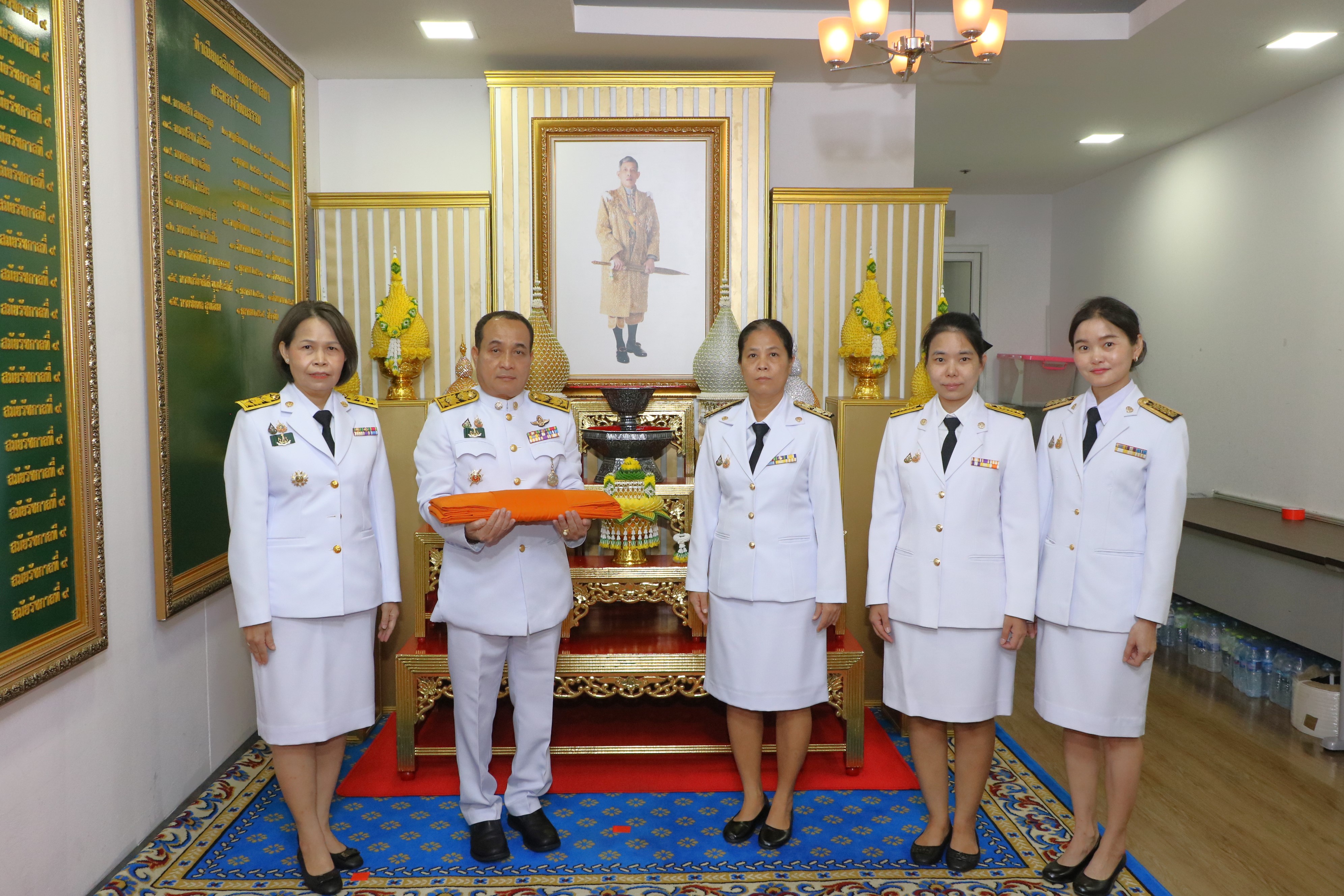 ส.ป.ก. รับผ้าพระกฐินและเครื่องพระกฐินพระราชทาน ประจำปีพุทธศักราช 2567