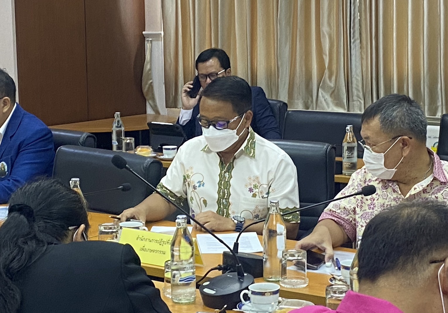 รองเลขาธิการ​ ส.ป.ก. เข้าร่วมการหารือโครงการสำคัญเพื่อขับเคลื่อนนโยบายของรัฐมนตรีว่าการกระทรวงเกษตรและสหกรณ์ เฉพาะกลุ่มภารกิจด้านบริหารจัดการทรัพยากรเพื่อการผลิต
