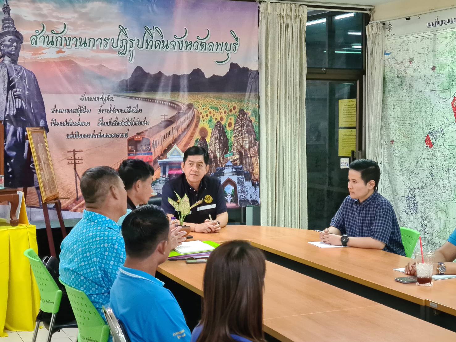 หัวหน้าผู้ตรวจราชการ ส.ป.ก. ตรวจเยี่ยม ส.ป.ก.ลพบุรี
