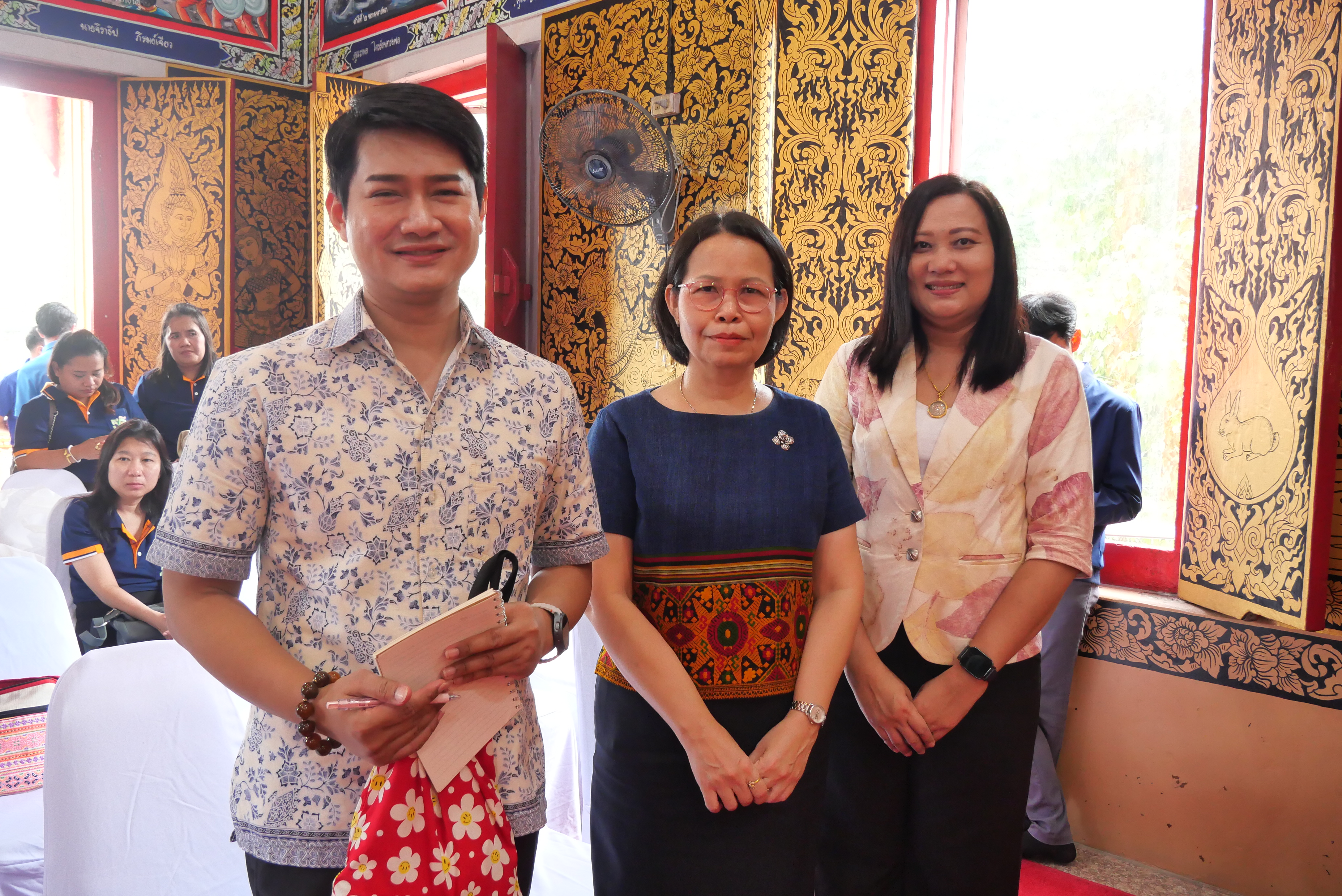 ส.ป.ก. เตรียมความพร้อม และซักซ้อมพิธีการถวายผ้าพระกฐินพระราชทาน ณ วัดปุรณาวาส แขวงศาลาธรรมสพน์ เขตทวีวัฒนา กรุงเทพมหานคร