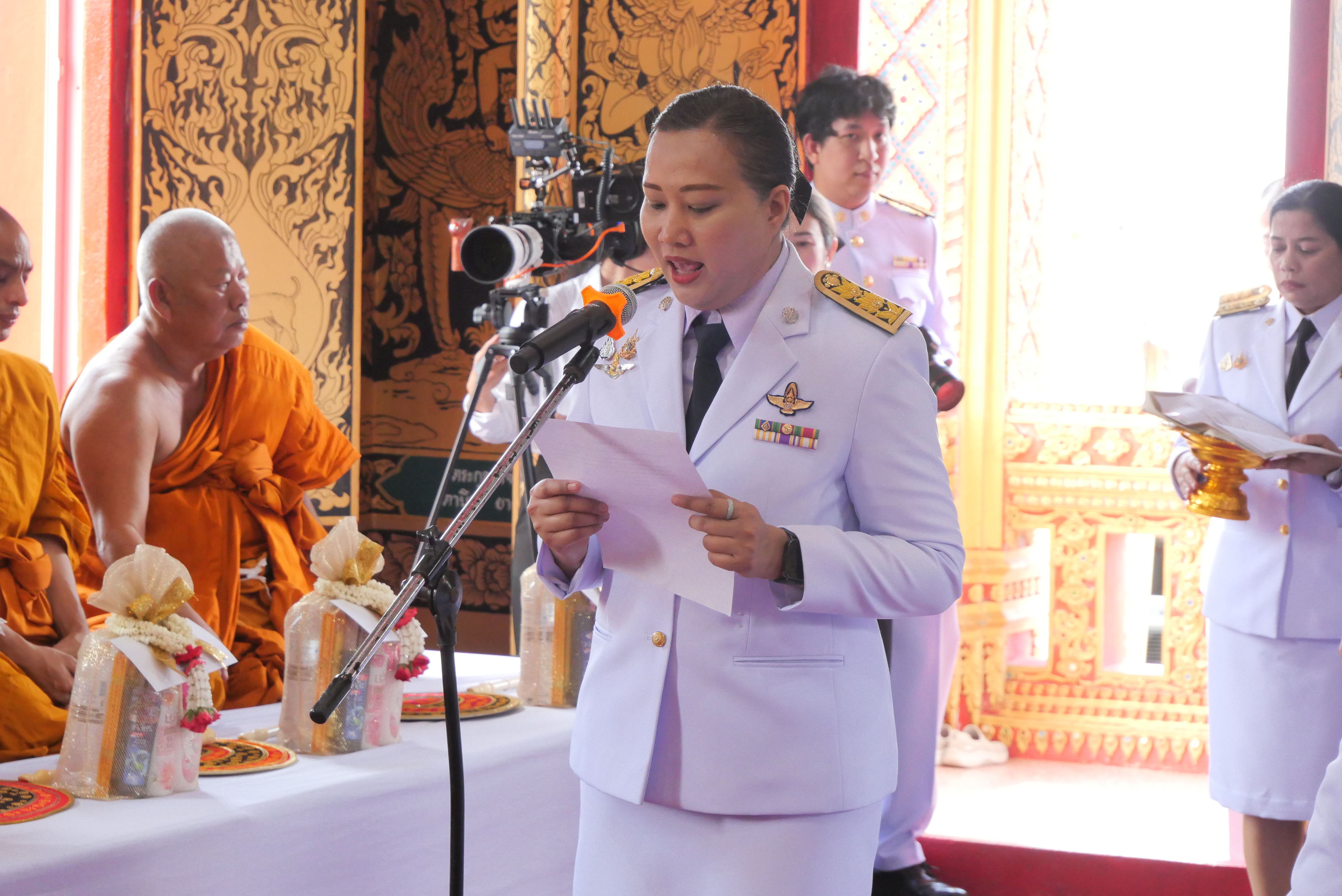 ส.ป.ก. ถวายผ้าพระกฐินพระราชทาน ประจำปี 2568 ณ วัดปุรณาวาส กทม.