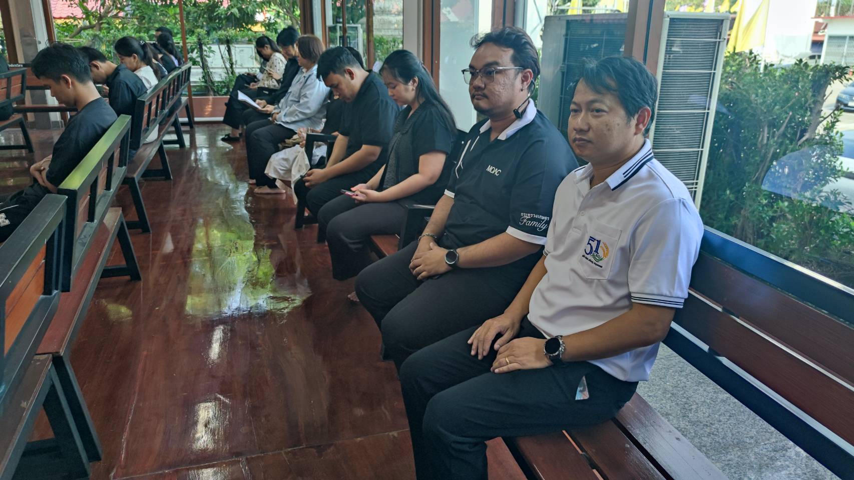 title - ส.ป.ก.พระนครศรีอยุธยา เข้าร่วมพิธีสวดพระพุทธมนต์และเจริญจิตตภาวนา อุทิศถวายพระราชกุศลแด่สมเด็จพระนางเจ้าสิริกิติ์ พระบรทราชินีนาถ พระบรมราชชนนีพันปีหลวง