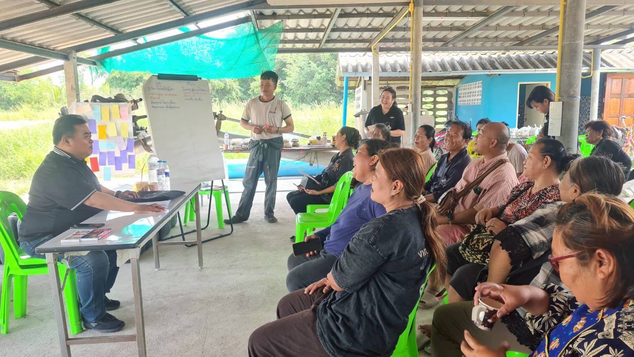 title - ส.ป.ก.พระนครศรีอยุธยา จัดฝึกอบรมเกษตรกรภายใต้โครงการระบบส่งเสริมเกษตรแบบแปลงใหญ่ กิจกรรมส่งเสริมการเกษตรแบบแปลงใหญ่ในเขตปฏิรูปที่ดิน ปีงบประมาณ พ.ศ. ๒๕๖๙ หลักสูตรที่ ๘ จัดทำเวทีสรุปผลการดำเนินงานและมอบปัจจัยการผลิต 