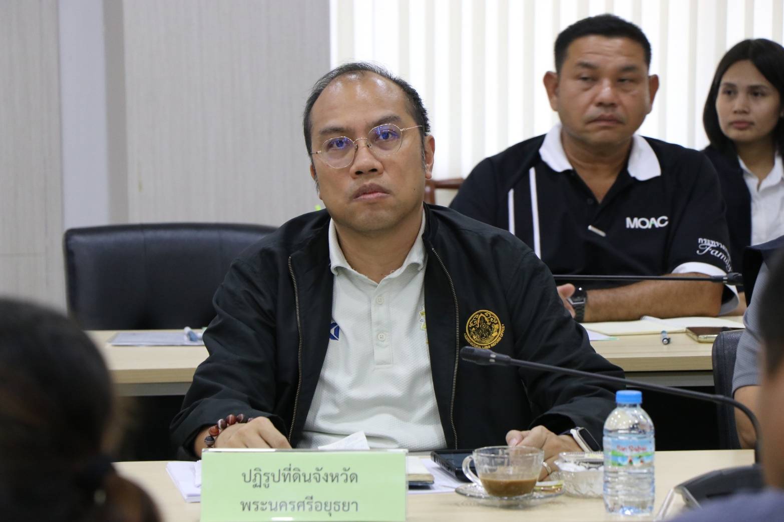 title - ปฏิรูปที่ดินจังหวัดพระนครศรีอยุธยา เข้าร่วมประชุมเพื่อพิจารณา แนวทางลดผลกระทบจากสถานการณ์ในภูมิภาคตะวันออกกลาง ด้านการเกษตรของจังหวัดพระนครศรีอยุธยา ครั้งที่ ๑ / ๒๕๖๙