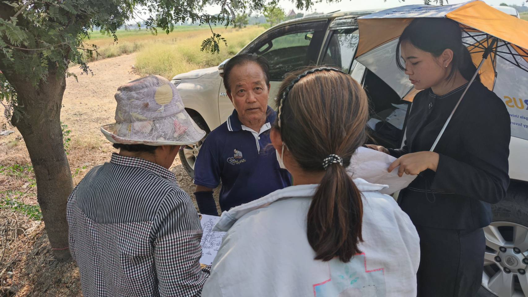title - ส.ป.ก.พระนครศรีอยุธยา ลงพื้นที่รังวัดกรณีพิพาททางเข้า-ออกแปลงของเกษตรกร บริเวณพื้นที่เขตปฏิรูปที่ดิน ต.ข้าวเม่า อ.อุทัย จ.พระนครศรีอยุธยา