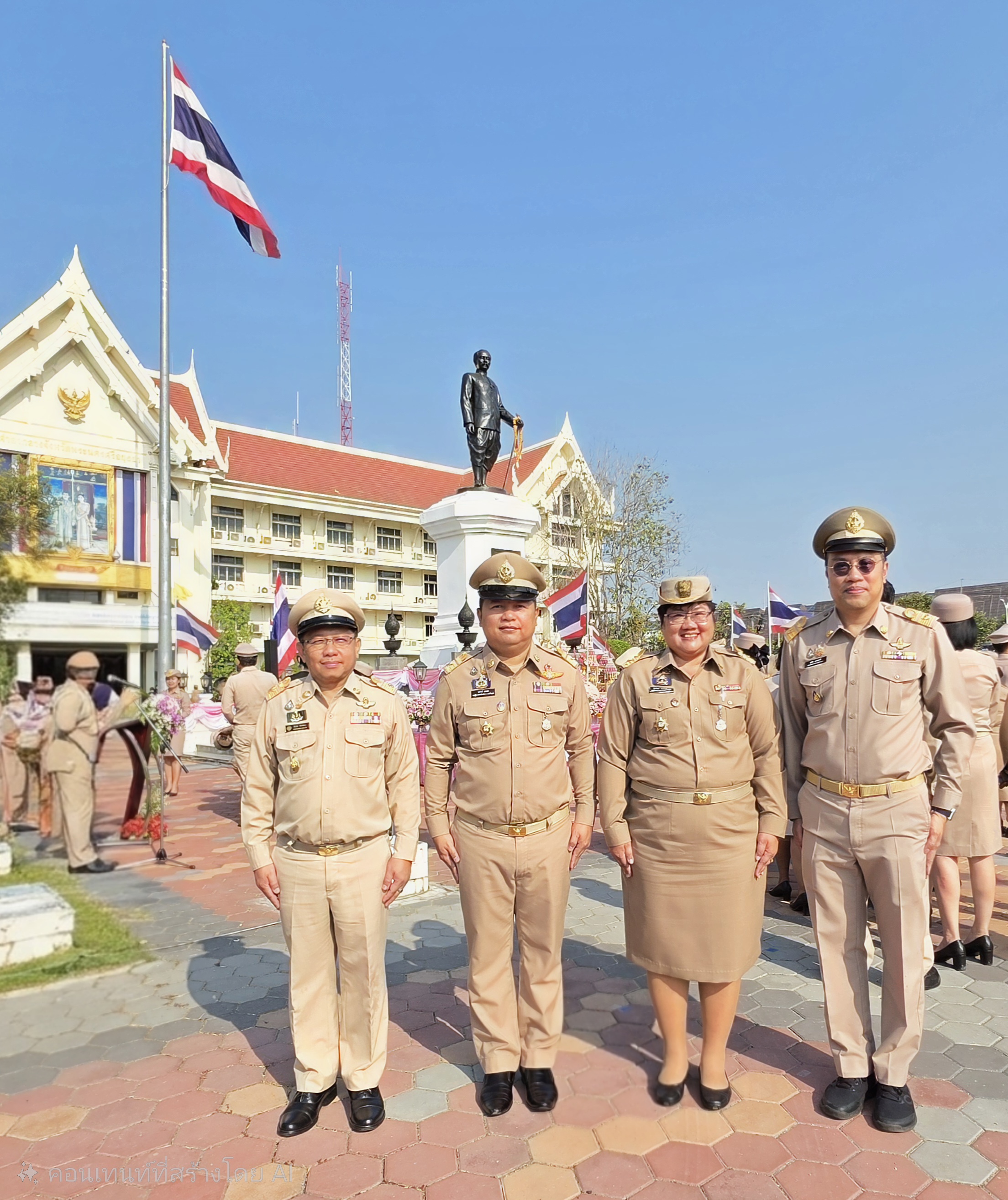 title - ปฏิรูปที่ดินจังหวัดพระนครศรีอยุธยา ร่วมพิธีถวายเครื่องราชสักการะและถวายราชสดุดีพระบาทสมเด็จพระจุลจอมเกล้าเจ้าอยู่หัว เนื่องในงานวันท้องถิ่นไทย ครบรอบ ๑๒๑ ปี