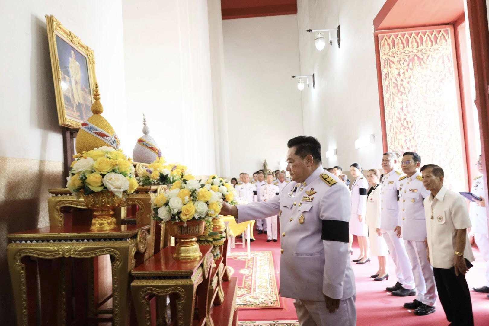 title - ปฏิรูปที่ดินจังหวัดพระนครศรีอยุธยา เข้าร่วมพิธีถวายเครื่องราชสักการะ เนื่องในพระราชพิธีสงกรานต์ พุทธศักราช ๒๕๖๙ เพื่อถวายเป็นพุทธบูชาณ เจดียสถานต่าง ๆ  