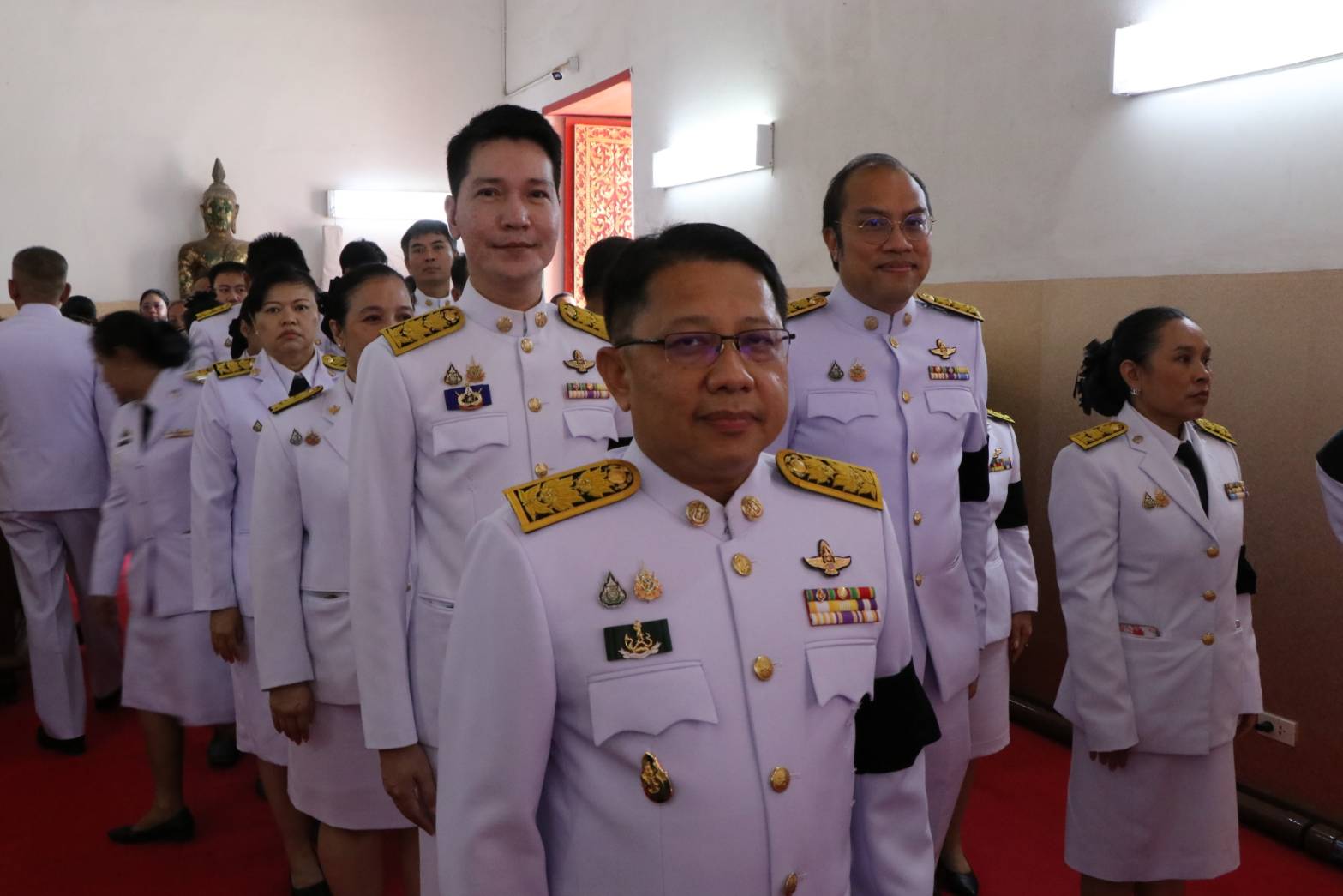 title - ปฏิรูปที่ดินจังหวัดพระนครศรีอยุธยา เข้าร่วมพิธีถวายเครื่องราชสักการะ เนื่องในพระราชพิธีสงกรานต์ พุทธศักราช ๒๕๖๙ เพื่อถวายเป็นพุทธบูชาณ เจดียสถานต่าง ๆ  