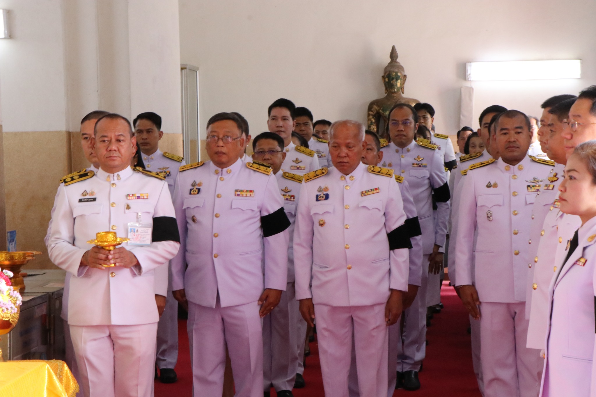 title - ปฏิรูปที่ดินจังหวัดพระนครศรีอยุธยา เข้าร่วมพิธีถวายเครื่องราชสักการะ เนื่องในพระราชพิธีสงกรานต์ พุทธศักราช ๒๕๖๙ เพื่อถวายเป็นพุทธบูชาณ เจดียสถานต่าง ๆ  