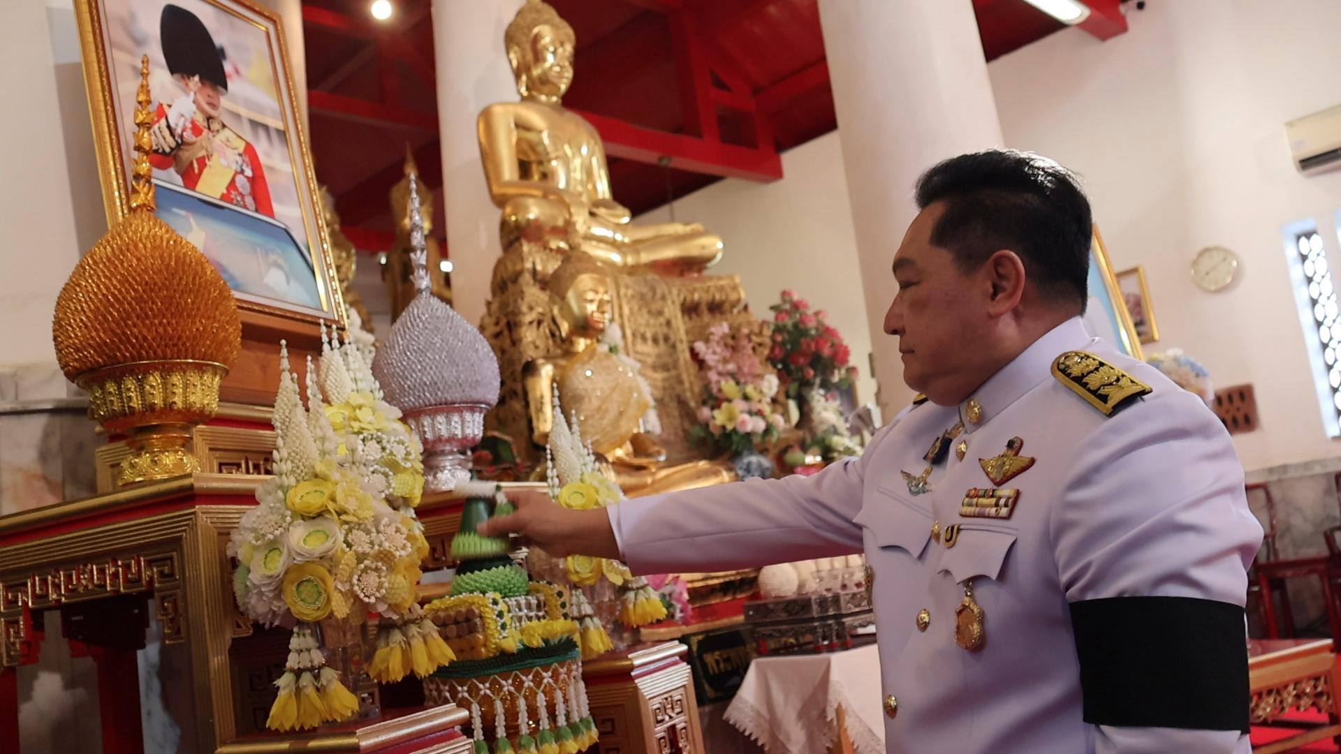 title -  ปฏิรูปที่ดินจังหวัดพระนครศรีอยุธยา ร่วมพิธีเจริญพระพุทธมนต์ เพื่อเฉลิมพระเกียรติสมเด็จพระเจ้าลูกยาเธอ เจ้าฟ้าทีปังกรรัศมีโชติ มหาวชิโรตตมางกูร สิริวิบูลยราชกุมาร เนื่องในโอกาสวันคล้ายวันประสูติ ๒๙ เมษายน ๒๕๖๙