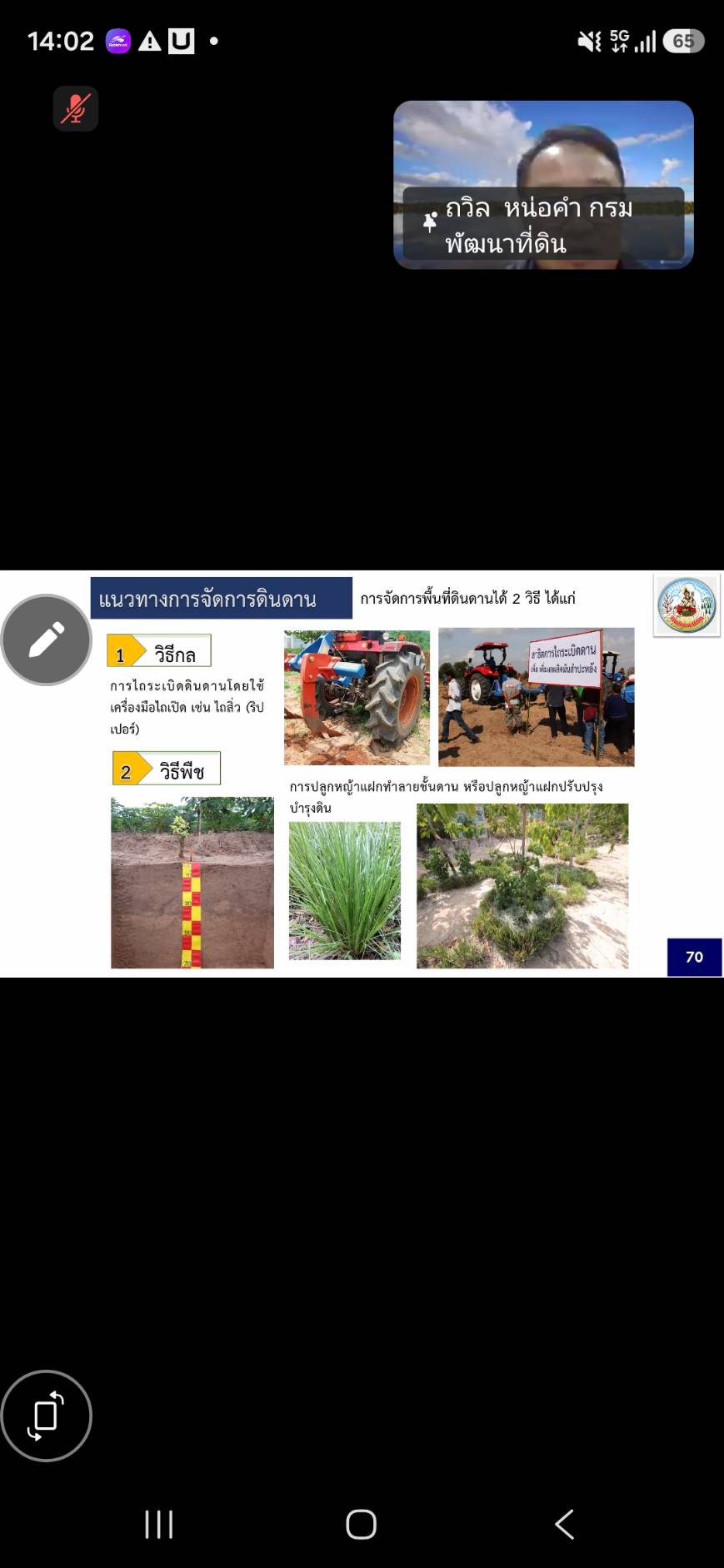 title - ส.ป.ก.พระนครศรีอยุธยา พร้อมเกษตรกรในเขตปฏิรูปที่ดินรายนางสาวพชรมน รุจิธรรม และนายศิลชัย หล่อเลิศธรรม เข้าร่วมอบรมโครงการสัมมนา หลักสูตร “การสร้างและพัฒนาเครือข่าย Smart Farmer ต้นแบบในเขตปฏิรูปที่ดิน” ปีงบประมาณ พ.ศ. ๒๕๖๙ ผ่านสื่ออิเล็กทรอนิกส์ด้วยโปรแกรม Zoom meeting