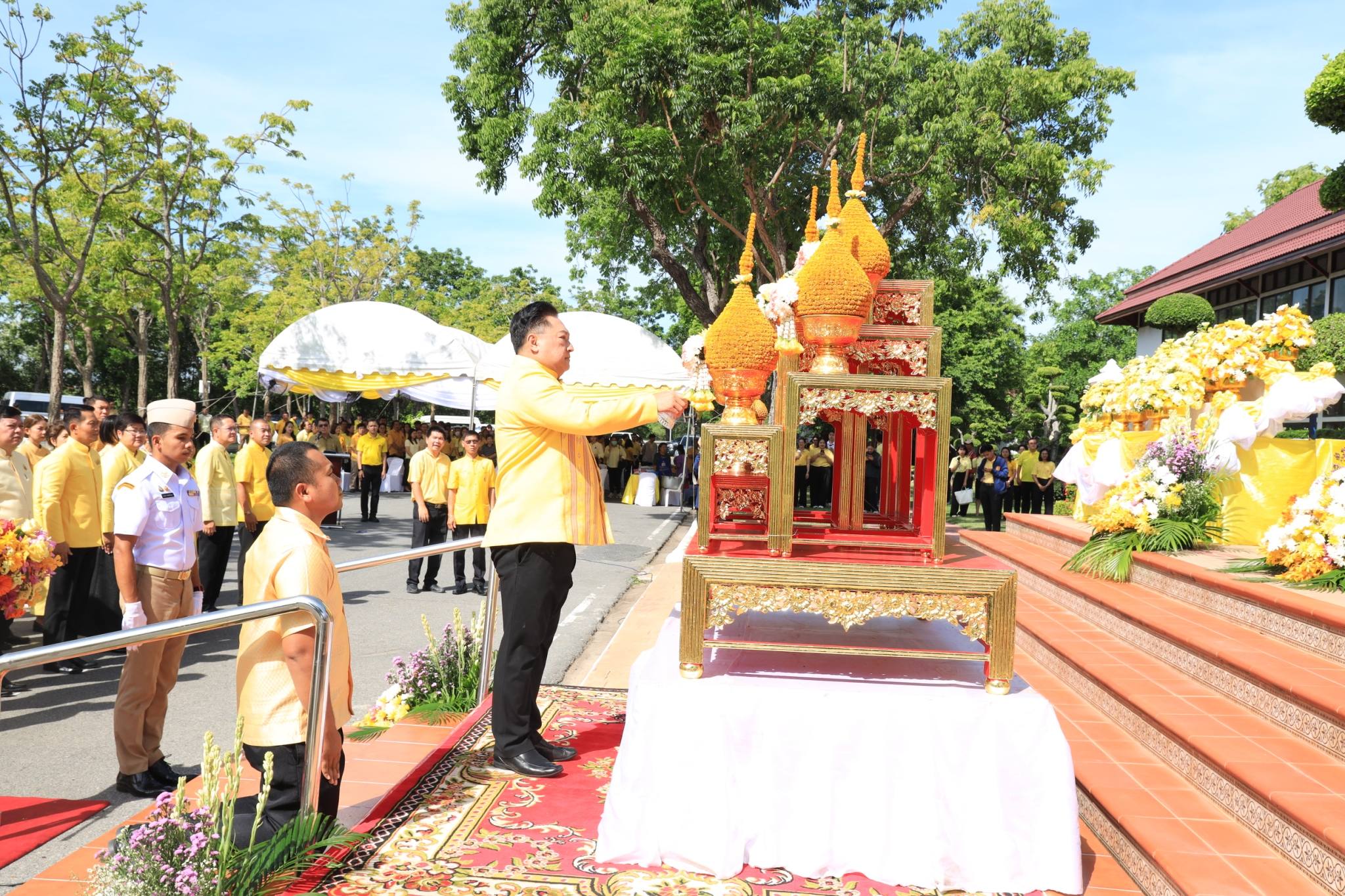 title - ส.ป.ก.พระนครศรีอยุธยา ร่วมงาน “วันรำลึกครบรอบ ๑๔ ปี เสด็จพระราชดำเนินทุ่งมะขามหย่อง”ณ อาคารหอจดหมายเหตุ พระราชานุสาวรีย์สมเด็จพระสุริโยทัย (ทุ่งมะขามหย่อง)