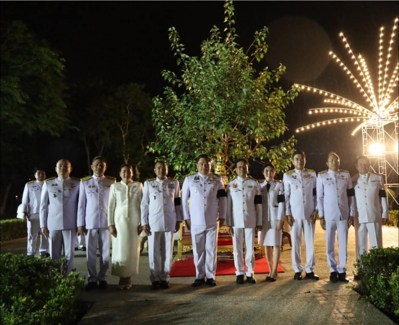 title - ปฏิรูปที่ดินจังหวัดพระนครศรีอยุธยา ร่วมพิธีเชิญพุ่มดอกบัวประดิษฐ์ไปถวายสักการะพระศรีมหาโพธิทศมราชบพิตร ในวันวิสาขบูชา ประจำปี ๒๕๖๙