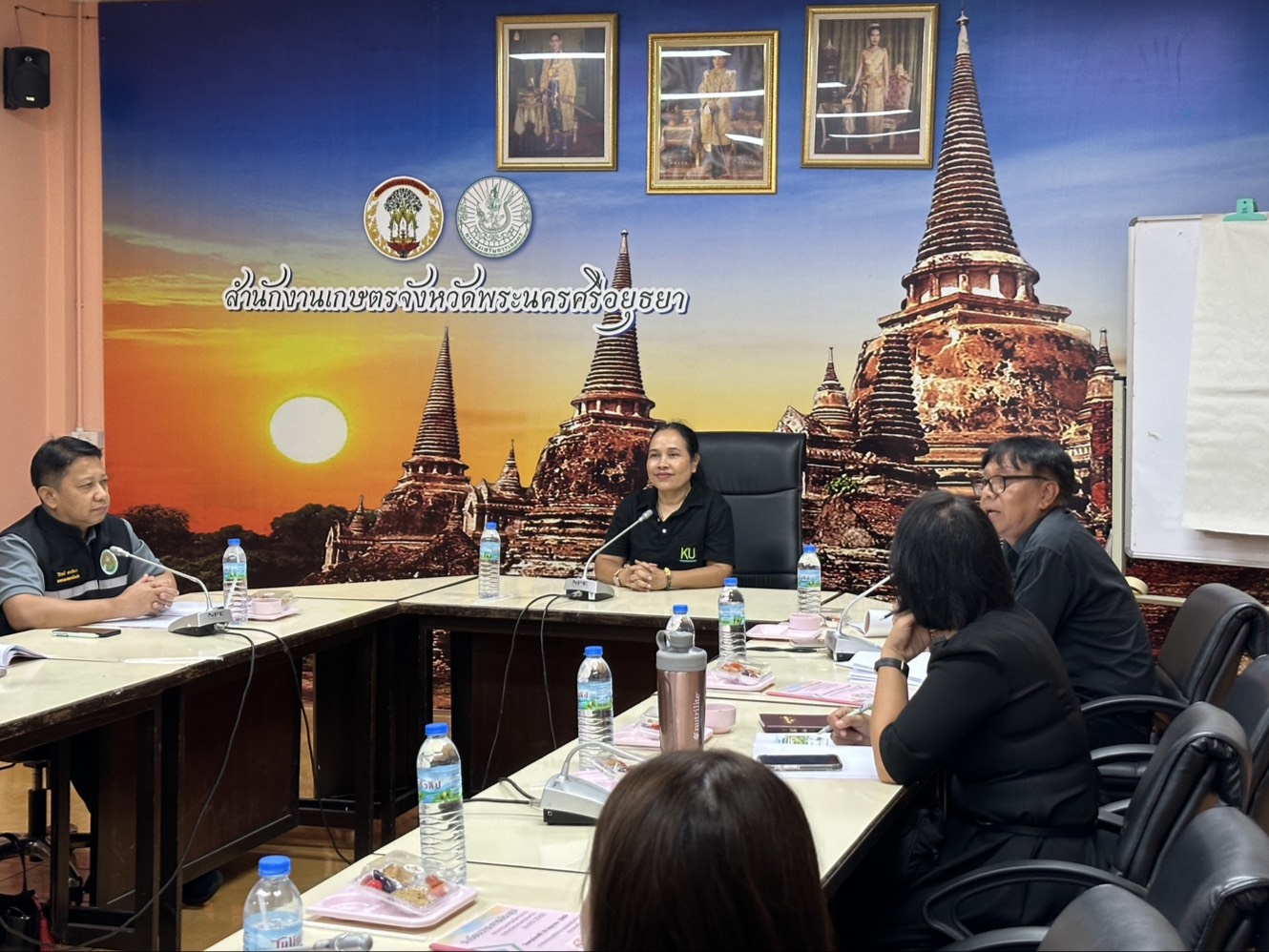 title - ปฏิรูปที่ดินจังหวัดพระนครศรีอยุธยา มอบหมายให้เจ้าหน้าที่กลุ่มยุทธศาสตร์และการปฏิรูปที่ดิน ร่วมประชุมคณะกรรมการบริหารงานอาสาสมัครเกษตรจังหวัดพระนครศรีอยุธยา ประจำปี ๒๕๖๙