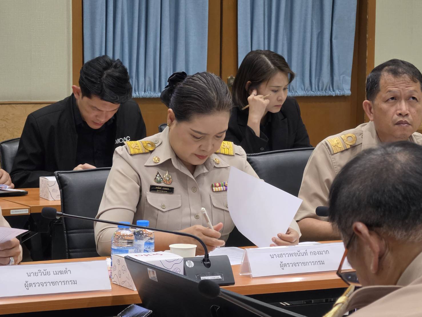 title - นางสาวอมรรัตน์ แขวงโสภา ปฏิรูปที่ดินจังหวัดพระนครศรีอยุธยา  เข้าร่วมประชุมติดตามความก้าวหน้าการจัดงาน 