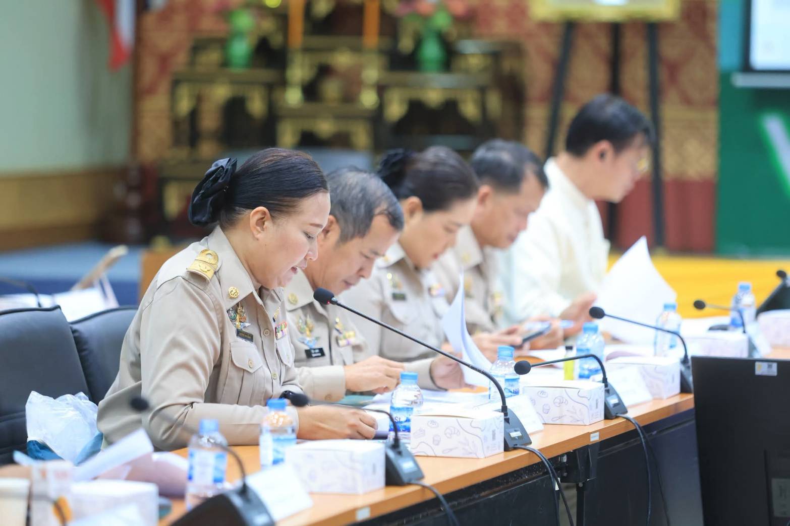 title - นางสาวอมรรัตน์ แขวงโสภา ปฏิรูปที่ดินจังหวัดพระนครศรีอยุธยา  เข้าร่วมประชุมติดตามความก้าวหน้าการจัดงาน 
