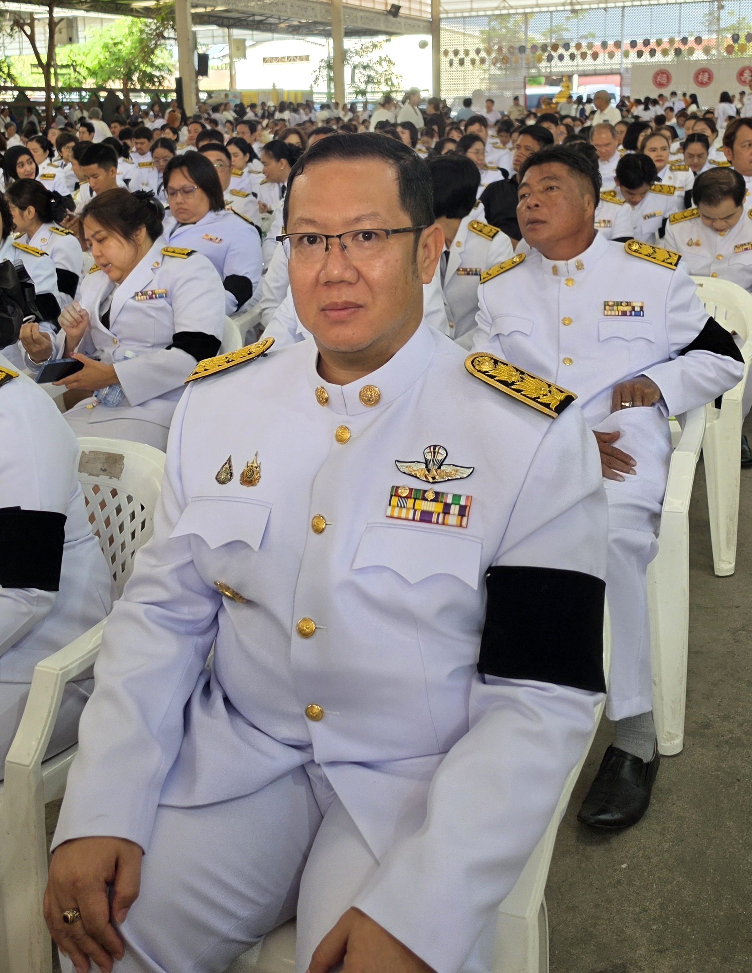 title - นางสาวอมรรัตน์ แขวงโสภา ปฏิรูปที่ดินจังหวัดพระนครศรีอยุธยา พร้อมด้วยเจ้าหน้าที่กลุ่มยุทธศาสตร์และการปฏิรูปที่ดิน เข้าร่วมกิจกรรมเนื่องในวันคล้ายวันพระราชสมภพ สมเด็จพระนางเจ้าสิริกิติ์ พระบรมราชินีนาถ พระบรมราชชนนีพันปีหลวง และวันแม่แห่งชาติ ๑๒ สิงหาคม ๒๕๖๙