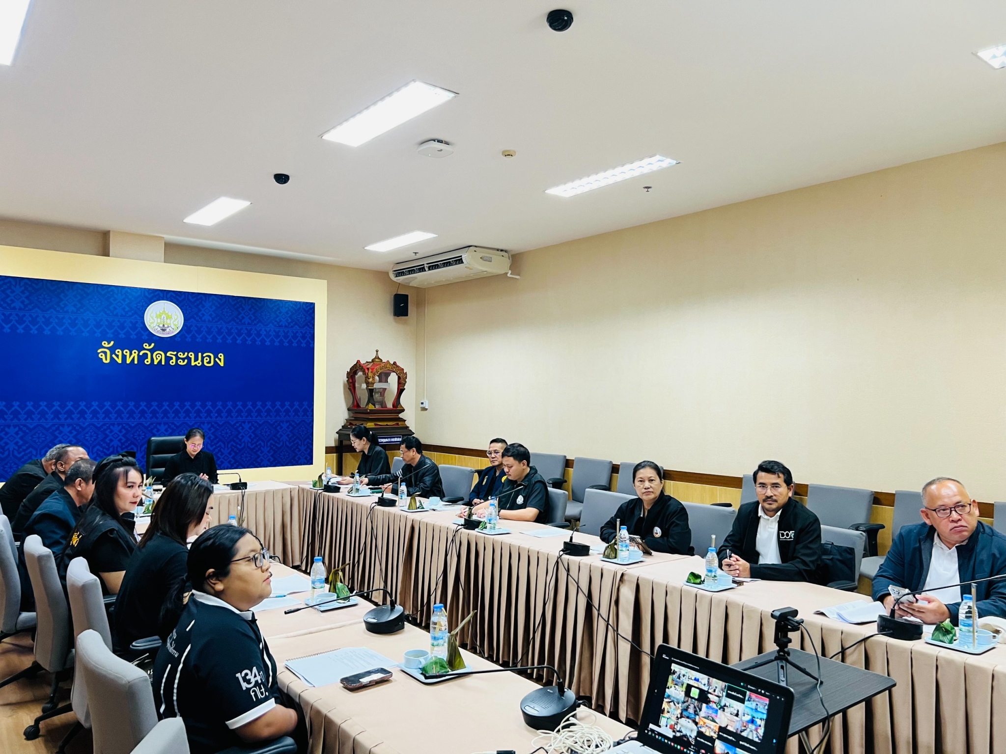 title - ส.ปก.ระนอง เข้าร่วมการประชุมศูนย์ติดตามและแก้ไขปัญหาภัยพิบัติด้านการเกษตร กระทรวงเกษตรและสหกรณ์  ครั้งที่ 2 /2569 
