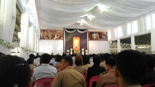 ส.ป.ก.ระนอง ร่วมงานและจัดนิทรรศการ วันพระบิดาแห่งฝนหลวง ประจำปี 2559