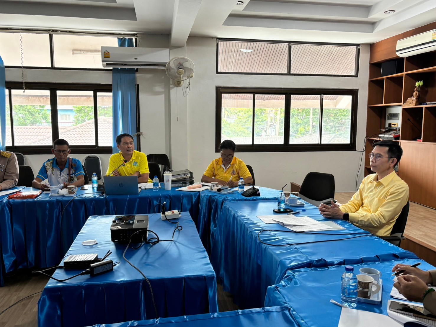 การประชุมคณะอนุกรรมการตรวจสอบคุณสมบัติการใช้ประโยชน์ในที่ดินของผู้รับการจัดที่ดิน และถือครองที่ดินโดยมิชอบด้วยกฎหมายการปฏิรูปที่ดินเพื่อเกษตรกรรม 