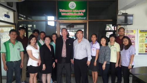 ผู้ตรวจราชการกรมพร้อมคณะลงพื้นที่ตรวจราชการ ณ สำนักงานการปฏิรูปที่ดินจังหวัดราชบุรีี