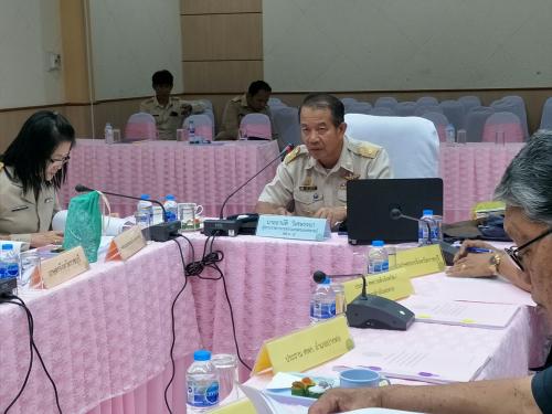 นายสุรินทร์  หาญมนัสเวทย์ ปฏิรูปที่ดินจังหวัดราชบุรี เข้าร่วมประชุมการตรวจราชการกระทรวงเกษตรและสหกรณ์ เขต 3-4
