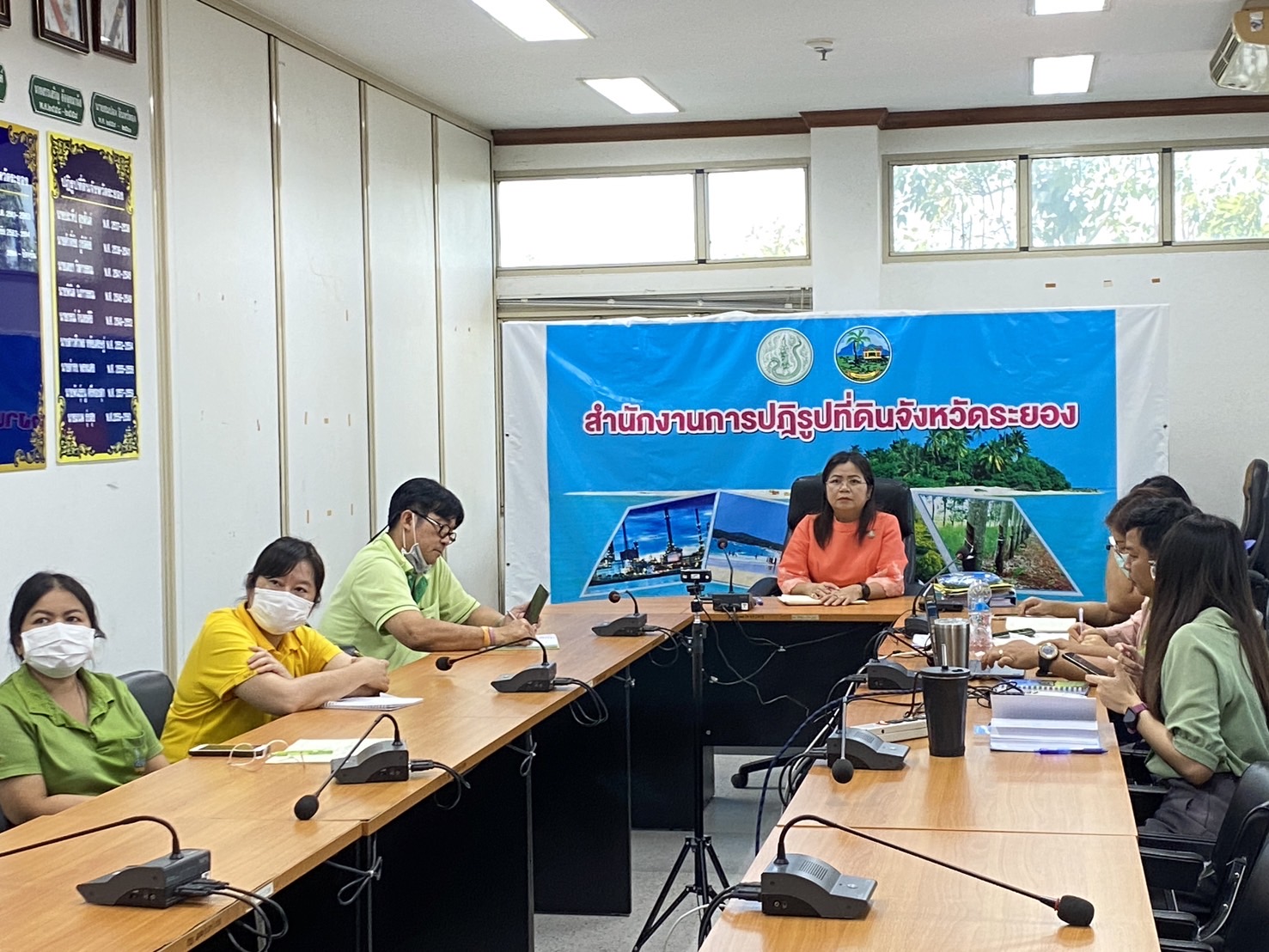 ปฏิรูปที่ดินจังหวัดระยอง เข้าร่วมการประชุมมอบนโยบายการจัดที่ดินในเขตปฏิรูปที่ดิน