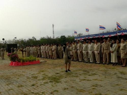 สำนักงานการปฏิรูปท่ดินจังหวัดระยอง เข้าร่วมงานวันท้องถิ่นไทย ประจำปี ๒๕๕๗ เพื่อรำลึกถึงพระมหากรุณาธิคุณของพระบาทสมเด็จพระจุลจอมเกล้าเจ้าอยู่หัว 