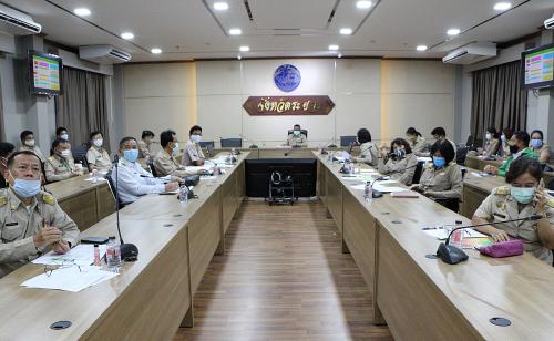 สำนักงานการปฏิรูปที่ดินจังหวัดระยอง เข้าร่วมประชุมชุดปฏิบัติการขับเคลื่อนการดำเนินงานด้านติดตามผู้ได้รับผลกระทบและการเยียวยา
